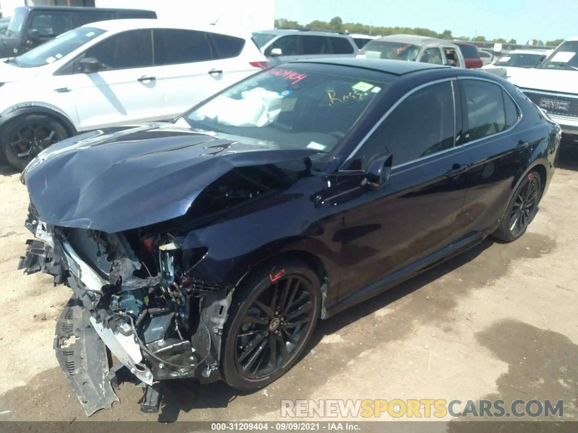 2 Photograph of a damaged car 4T1K61AK5MU423793 TOYOTA CAMRY 2021