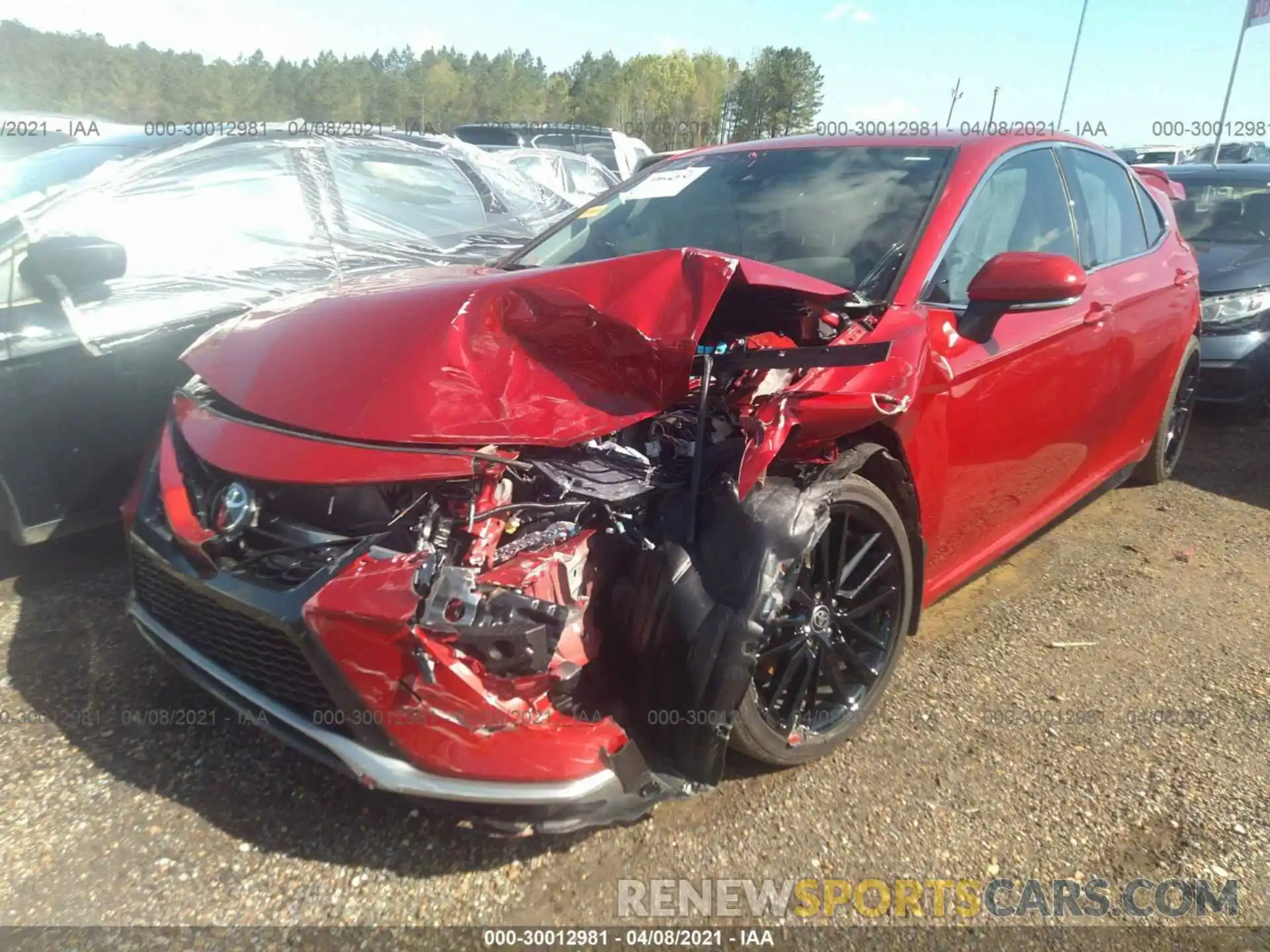 2 Photograph of a damaged car 4T1K61AK5MU424622 TOYOTA CAMRY 2021