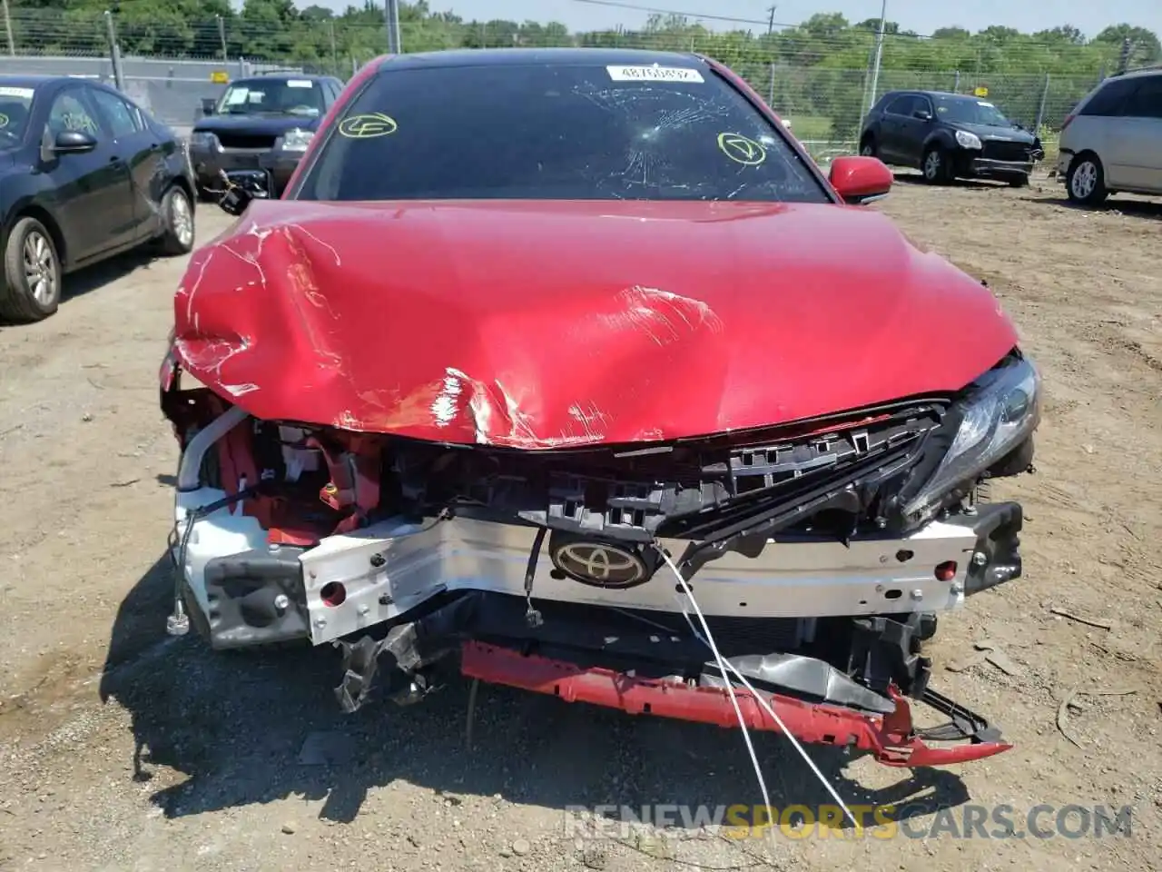 9 Photograph of a damaged car 4T1K61AK5MU481970 TOYOTA CAMRY 2021