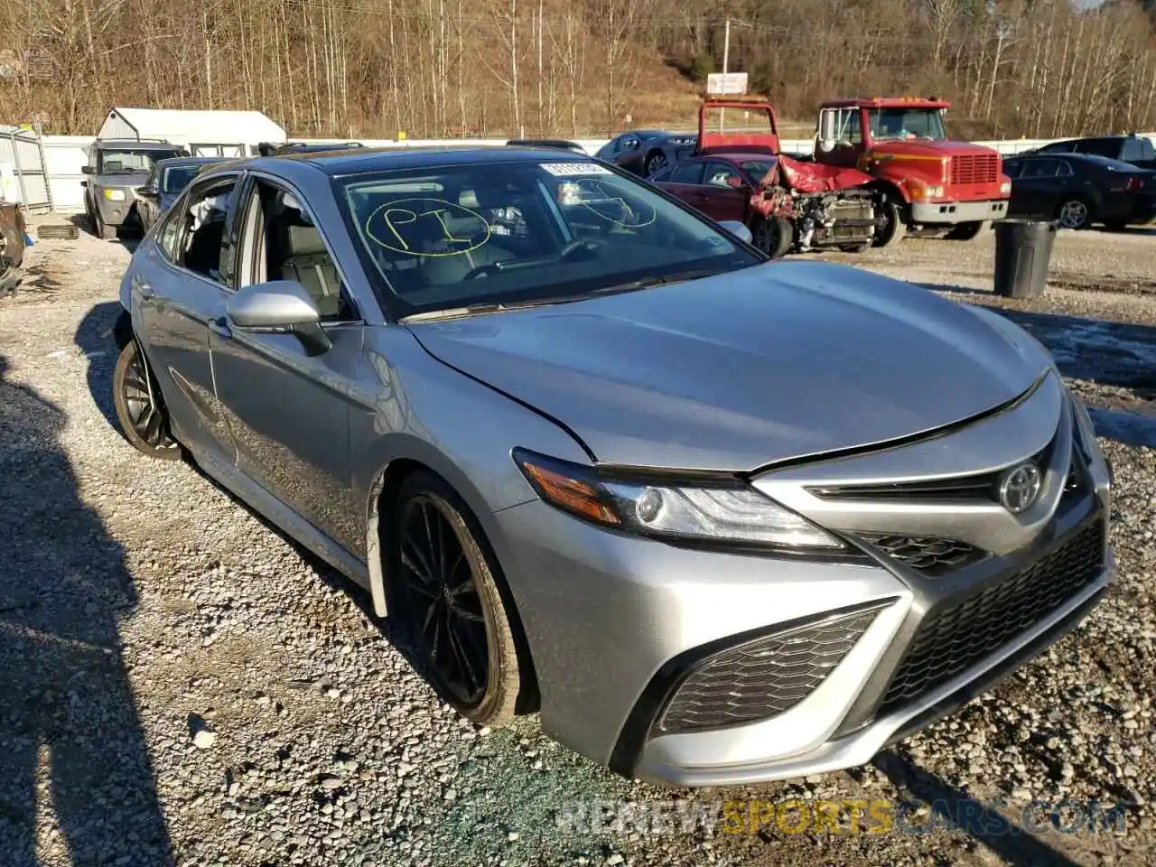 1 Photograph of a damaged car 4T1K61AK5MU513753 TOYOTA CAMRY 2021