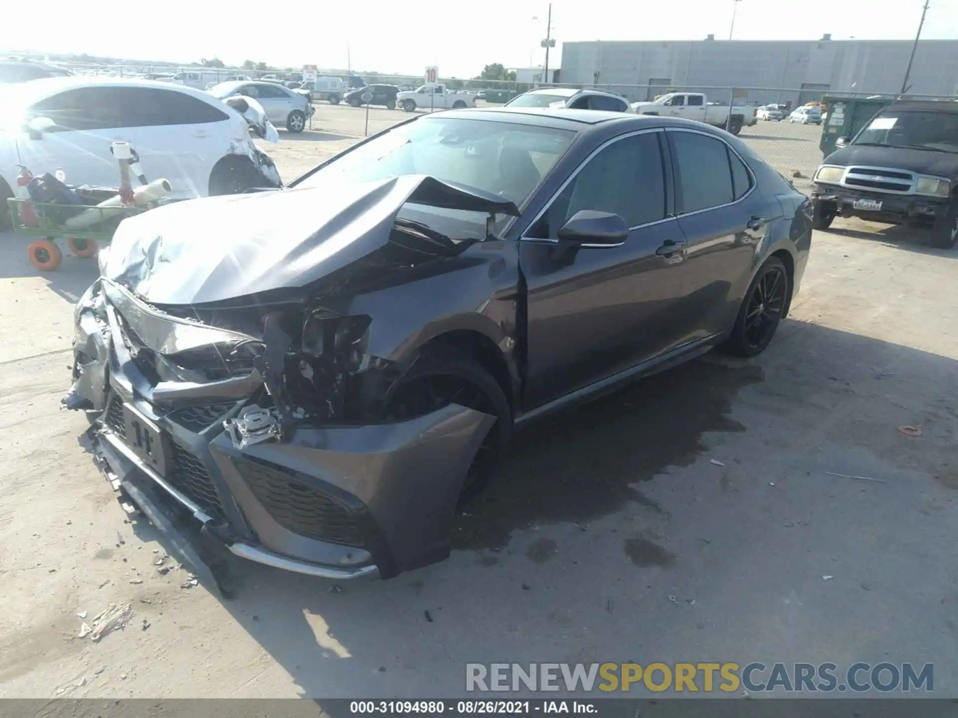 2 Photograph of a damaged car 4T1K61AK5MU525868 TOYOTA CAMRY 2021