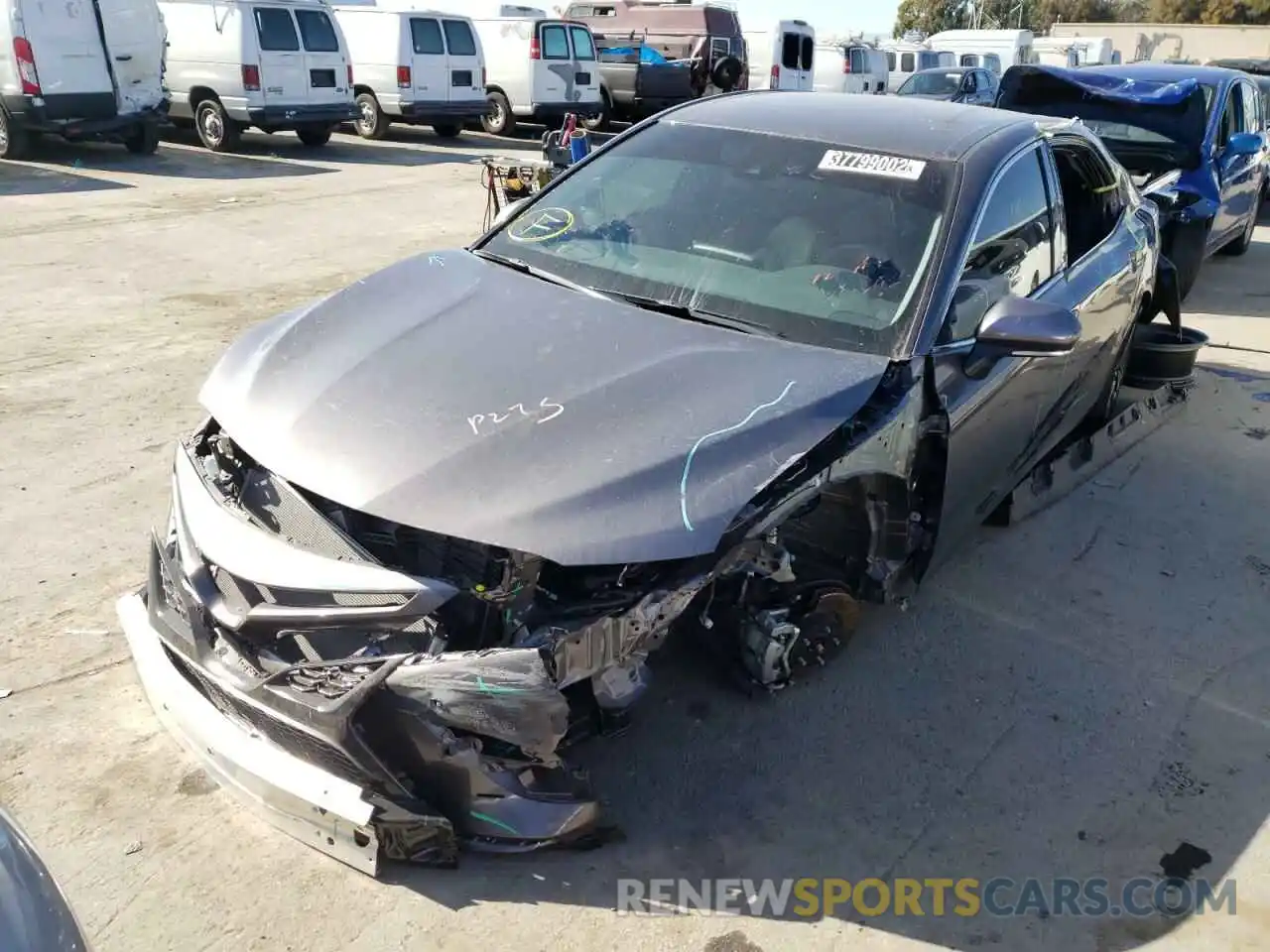 2 Photograph of a damaged car 4T1K61AK6MU422751 TOYOTA CAMRY 2021