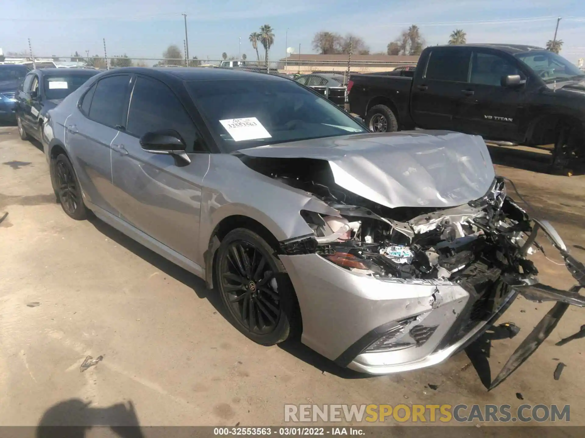 1 Photograph of a damaged car 4T1K61AK6MU443390 TOYOTA CAMRY 2021