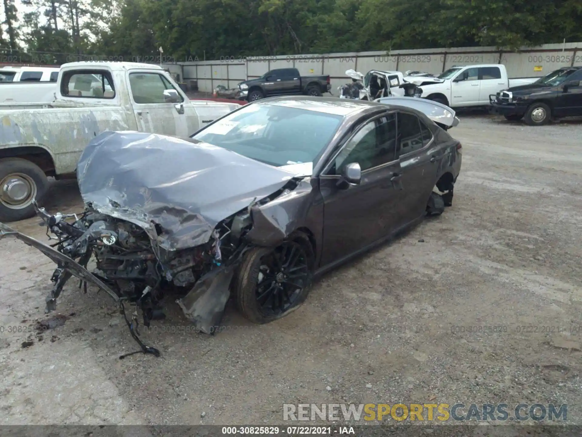 2 Photograph of a damaged car 4T1K61AK6MU443843 TOYOTA CAMRY 2021