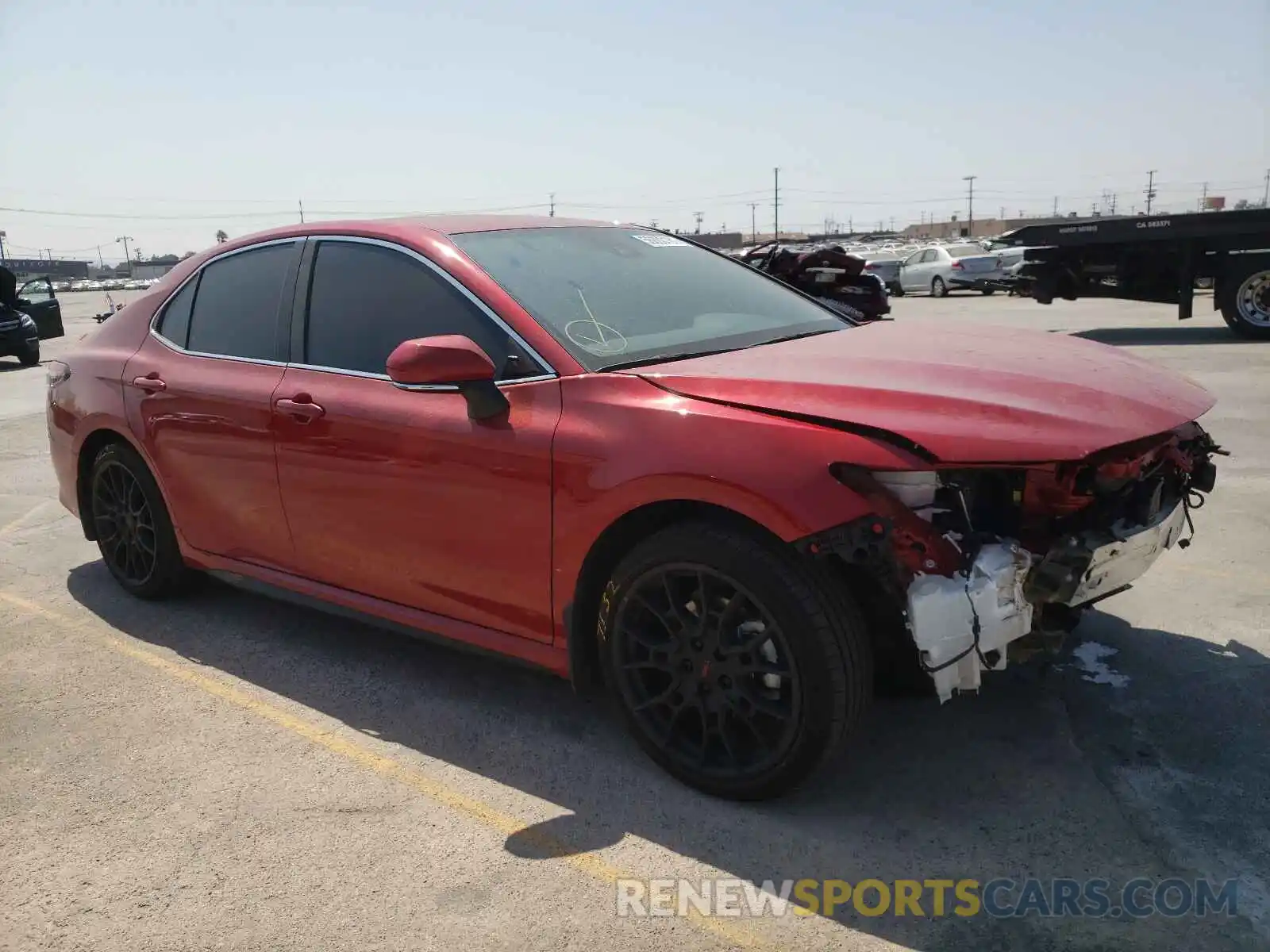 1 Photograph of a damaged car 4T1K61AK6MU451764 TOYOTA CAMRY 2021