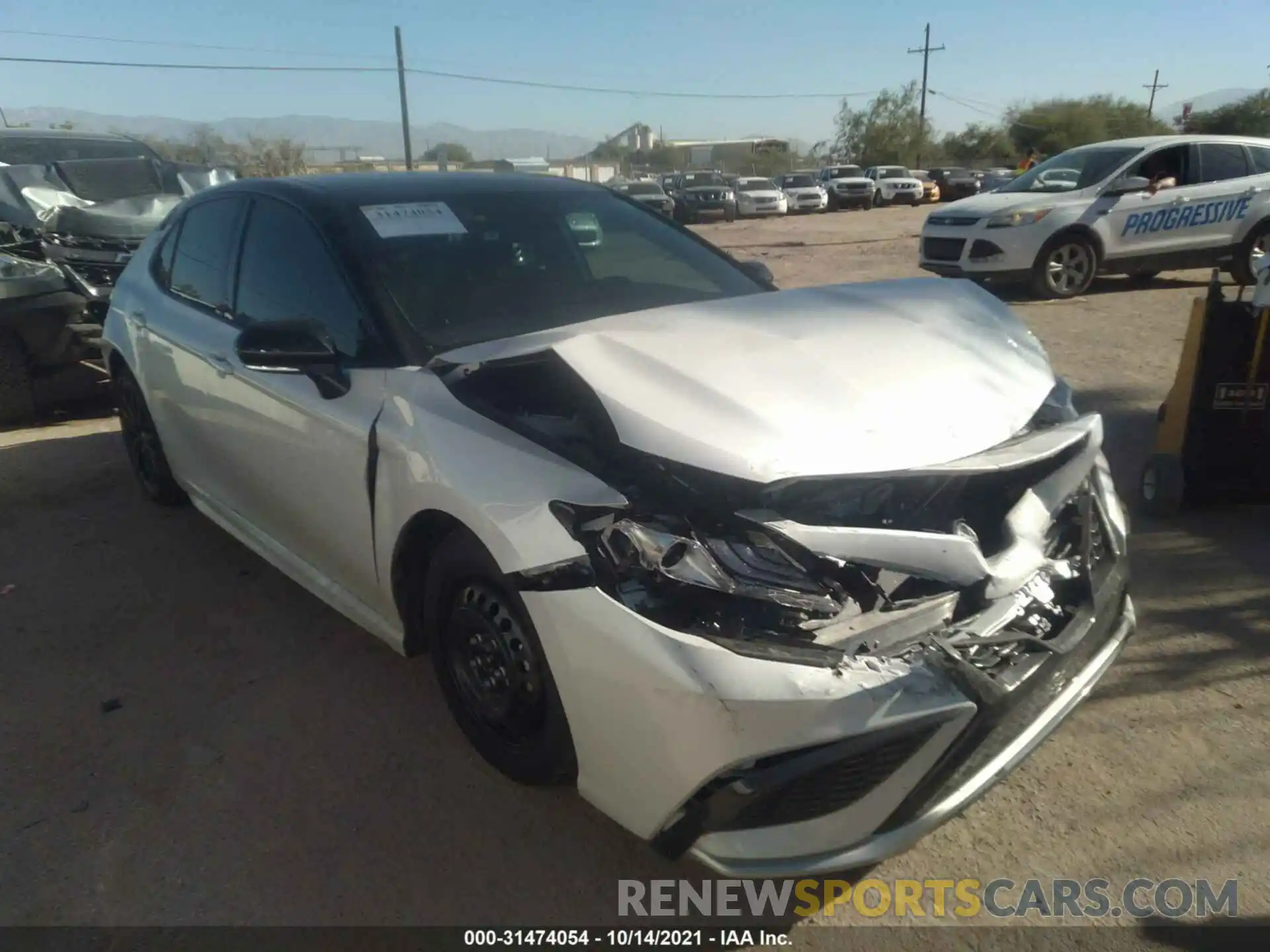 1 Photograph of a damaged car 4T1K61AK6MU482108 TOYOTA CAMRY 2021