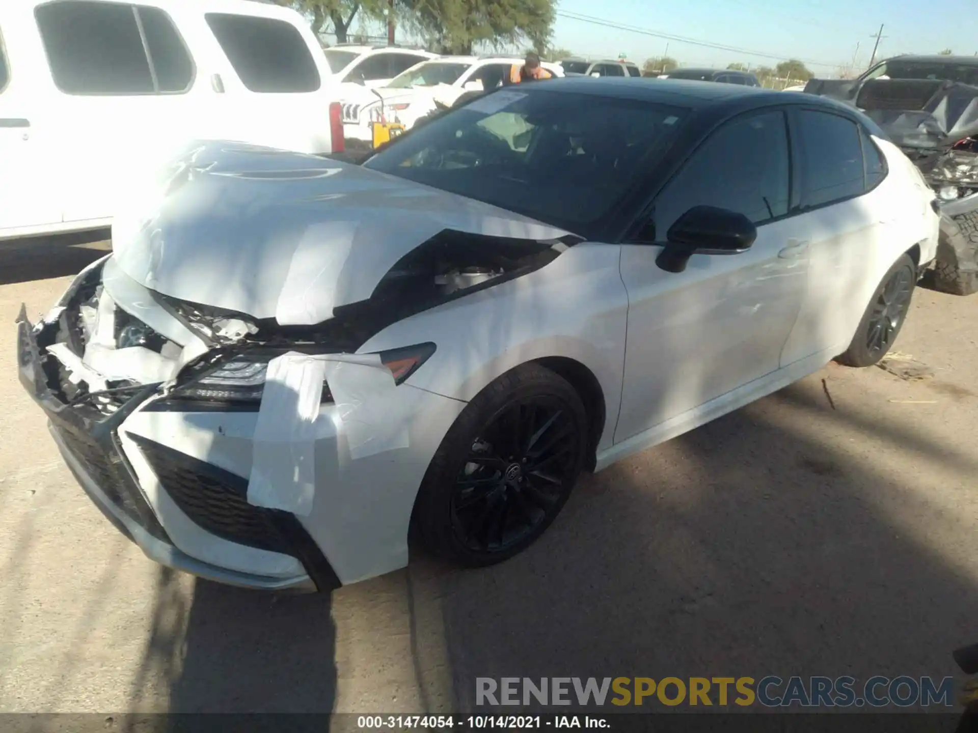 2 Photograph of a damaged car 4T1K61AK6MU482108 TOYOTA CAMRY 2021