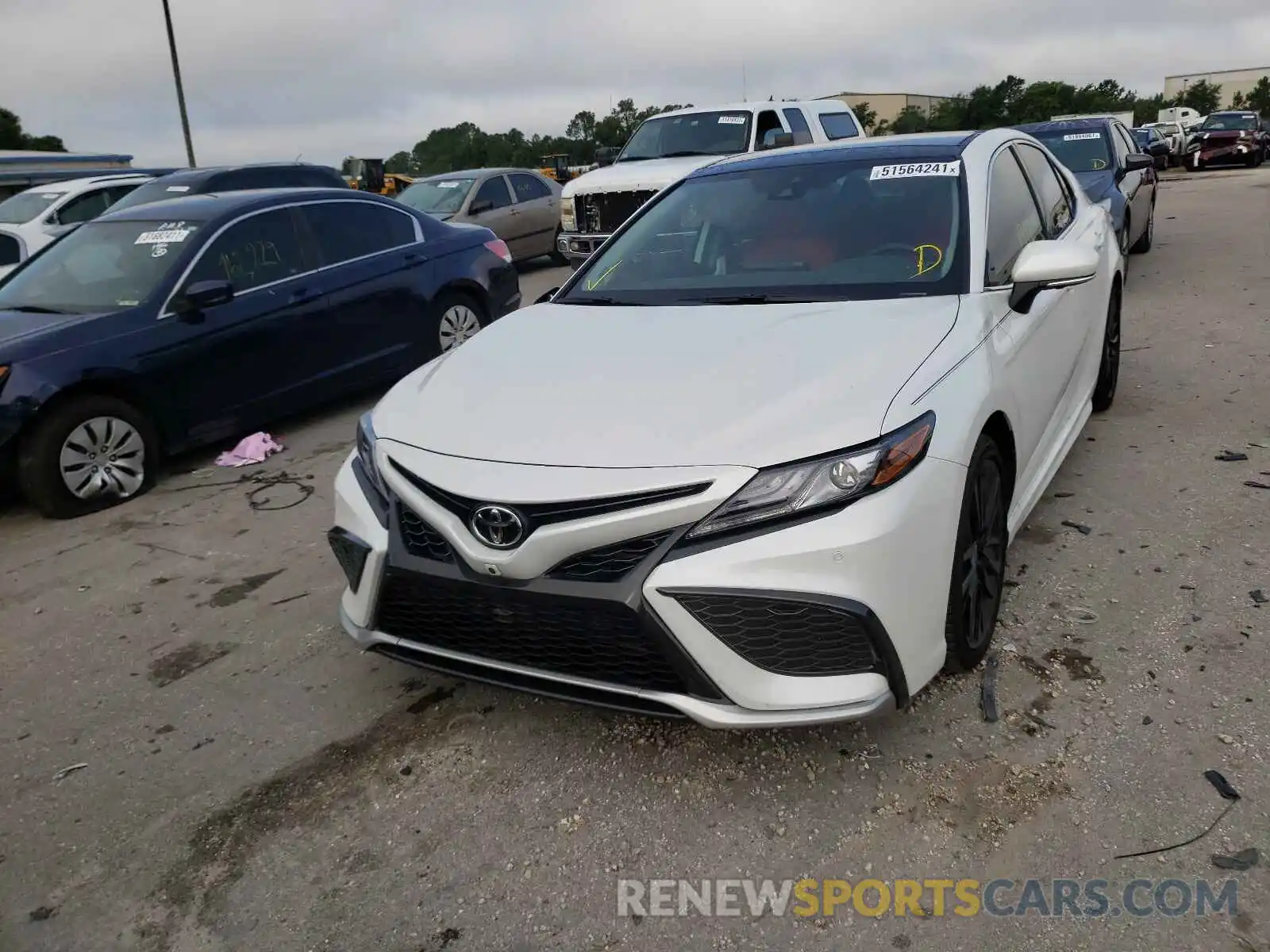 2 Photograph of a damaged car 4T1K61AK6MU532845 TOYOTA CAMRY 2021