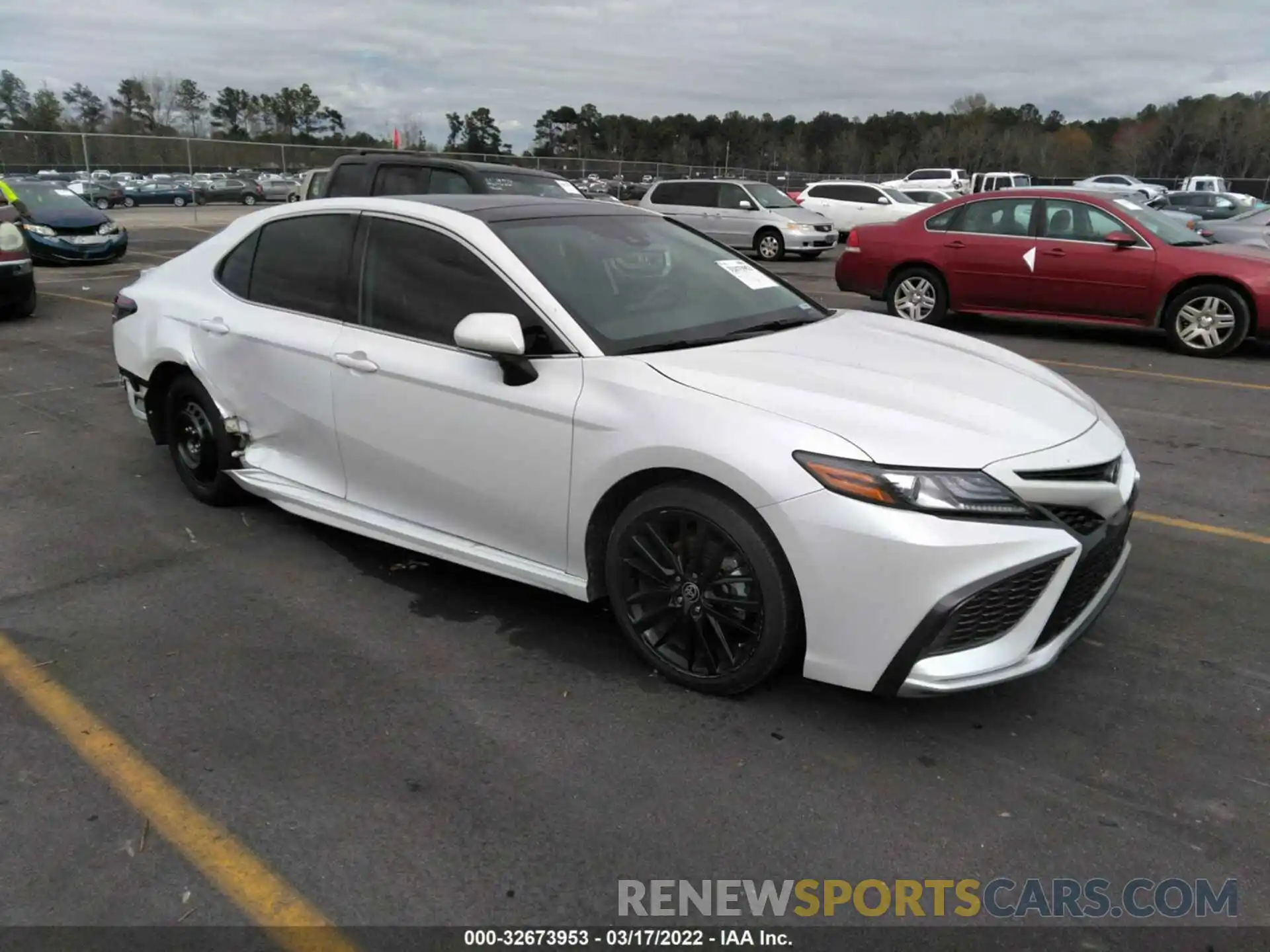 1 Photograph of a damaged car 4T1K61AK6MU566722 TOYOTA CAMRY 2021