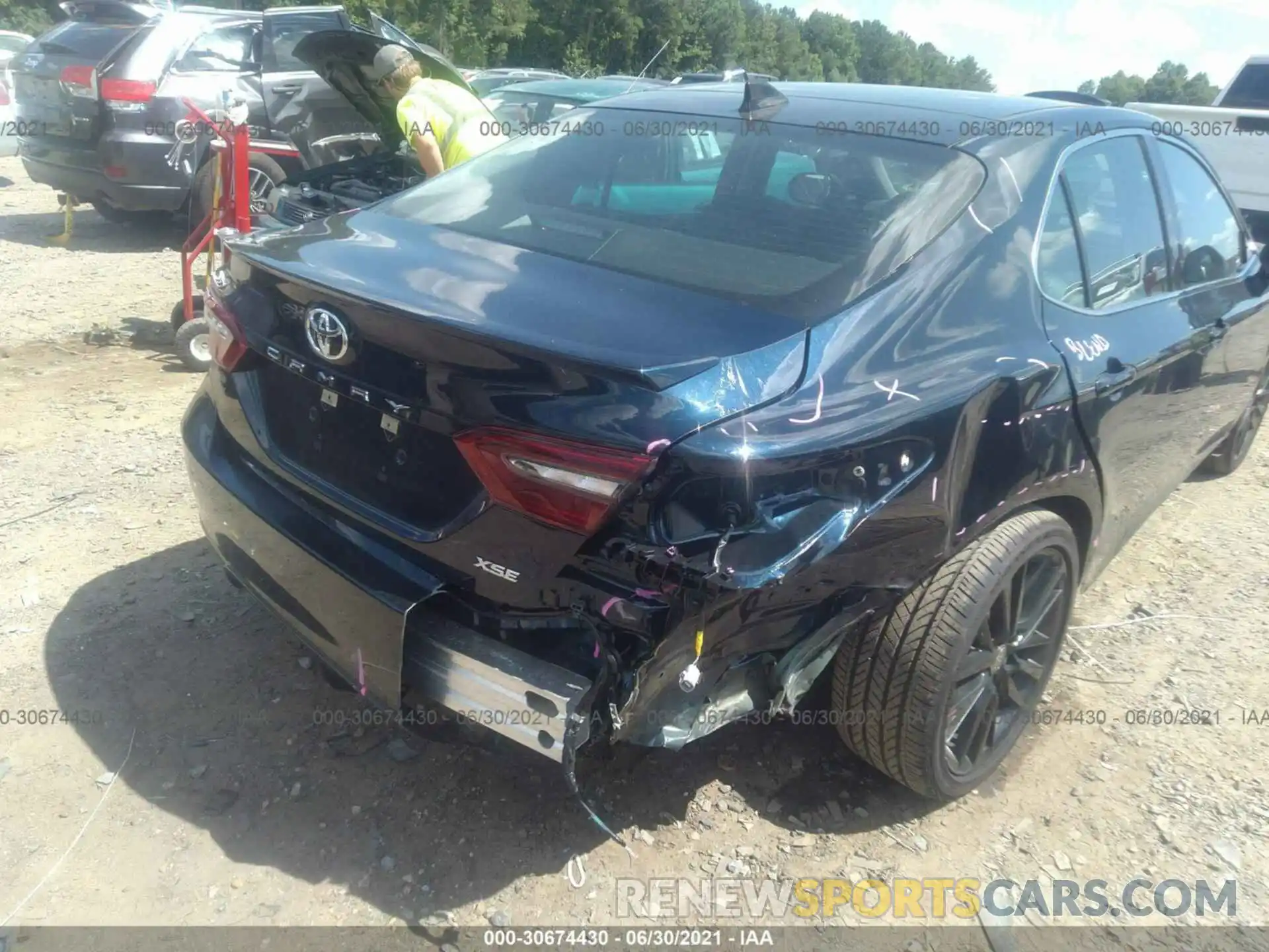 6 Photograph of a damaged car 4T1K61AK6MU569328 TOYOTA CAMRY 2021