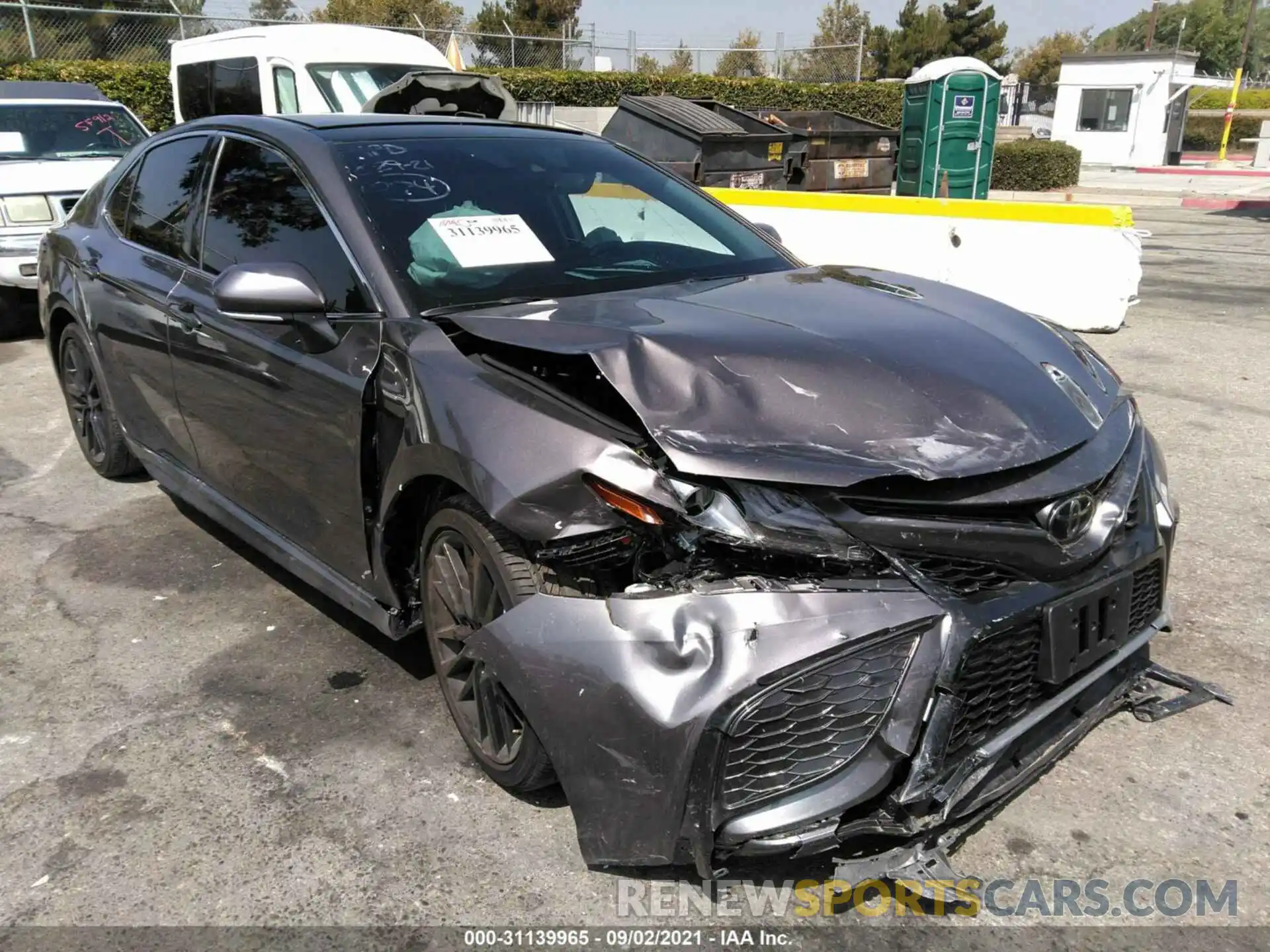 1 Photograph of a damaged car 4T1K61AK6MU584332 TOYOTA CAMRY 2021