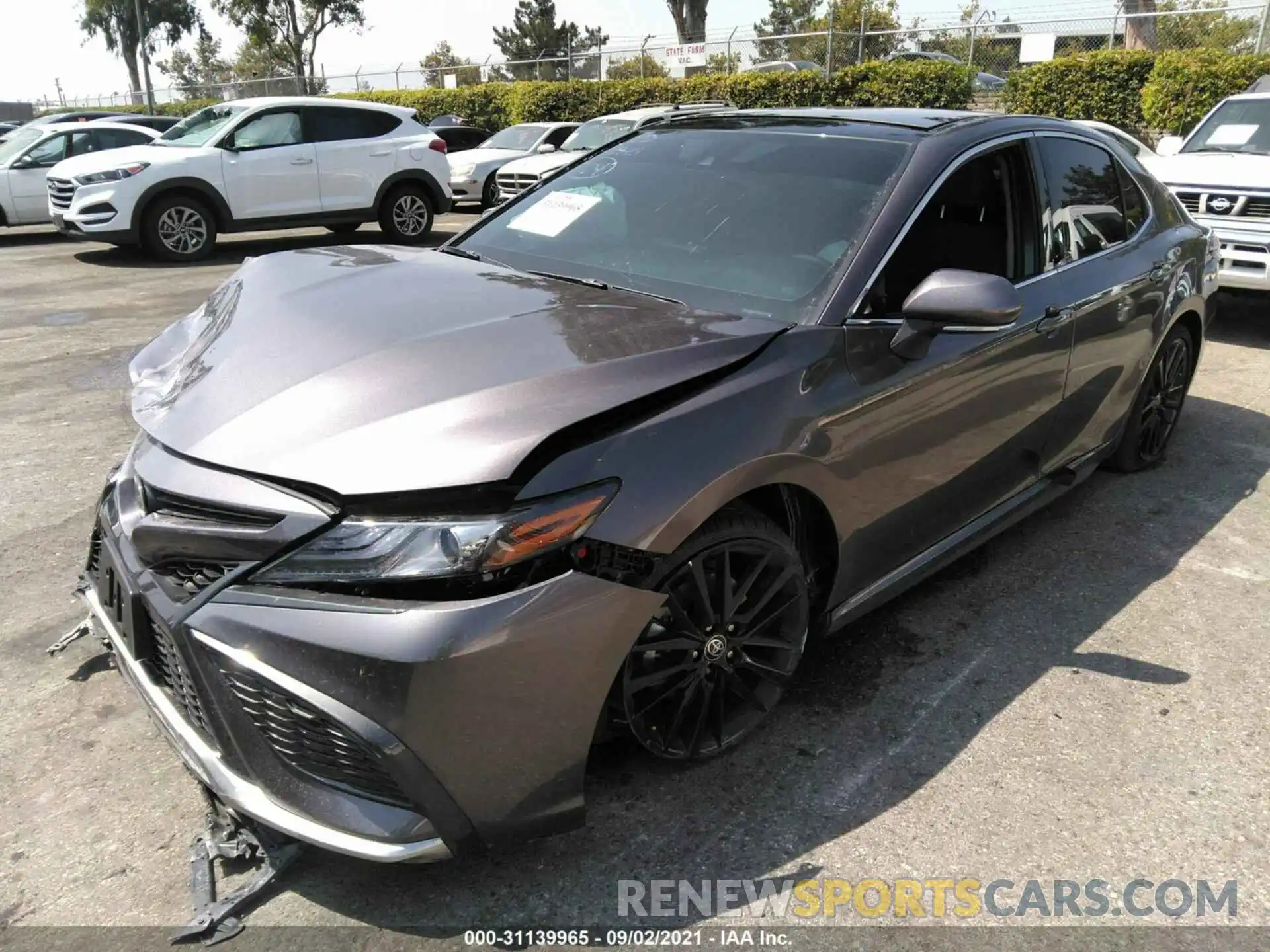 2 Photograph of a damaged car 4T1K61AK6MU584332 TOYOTA CAMRY 2021