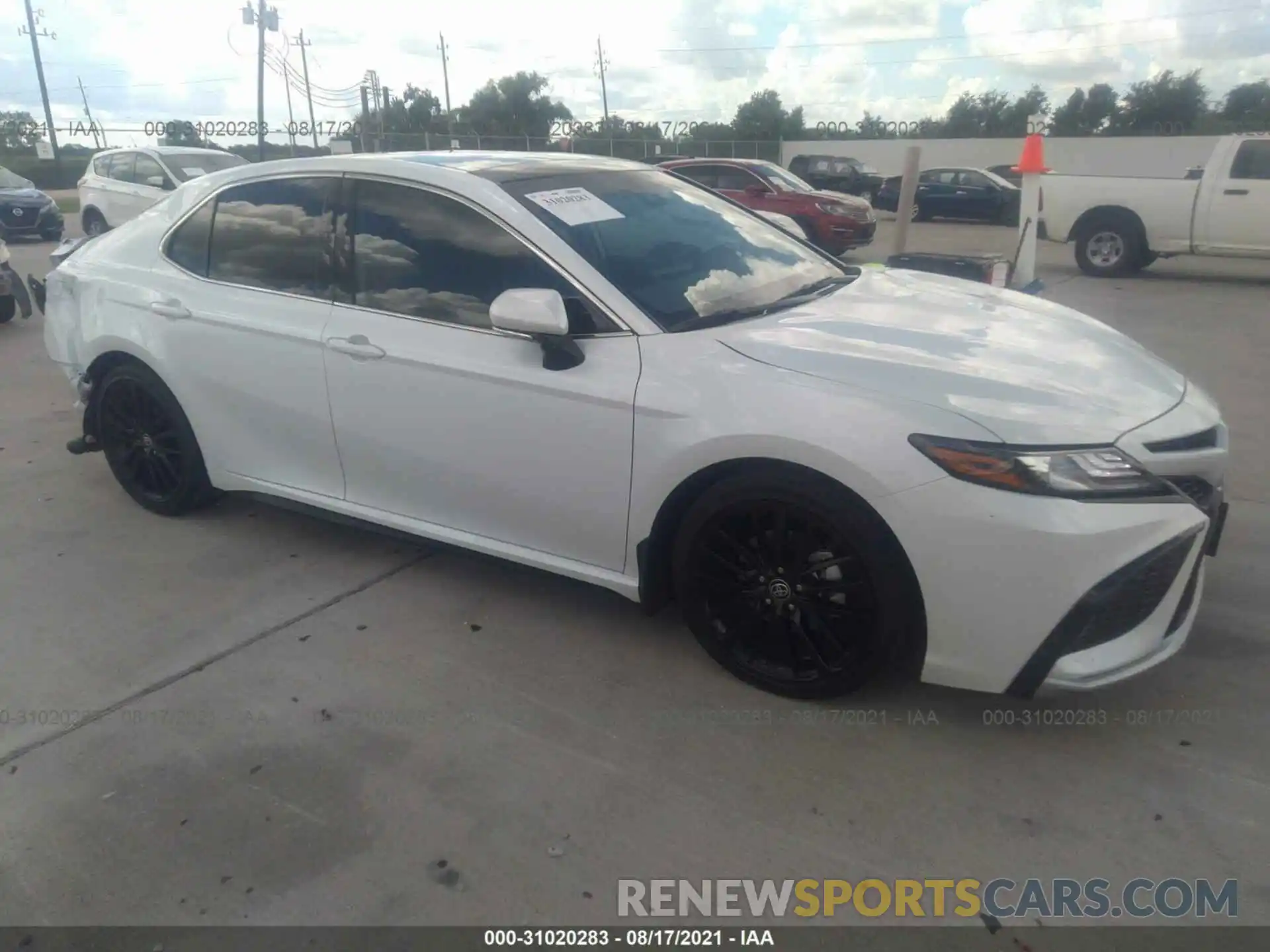 1 Photograph of a damaged car 4T1K61AK6MU597193 TOYOTA CAMRY 2021