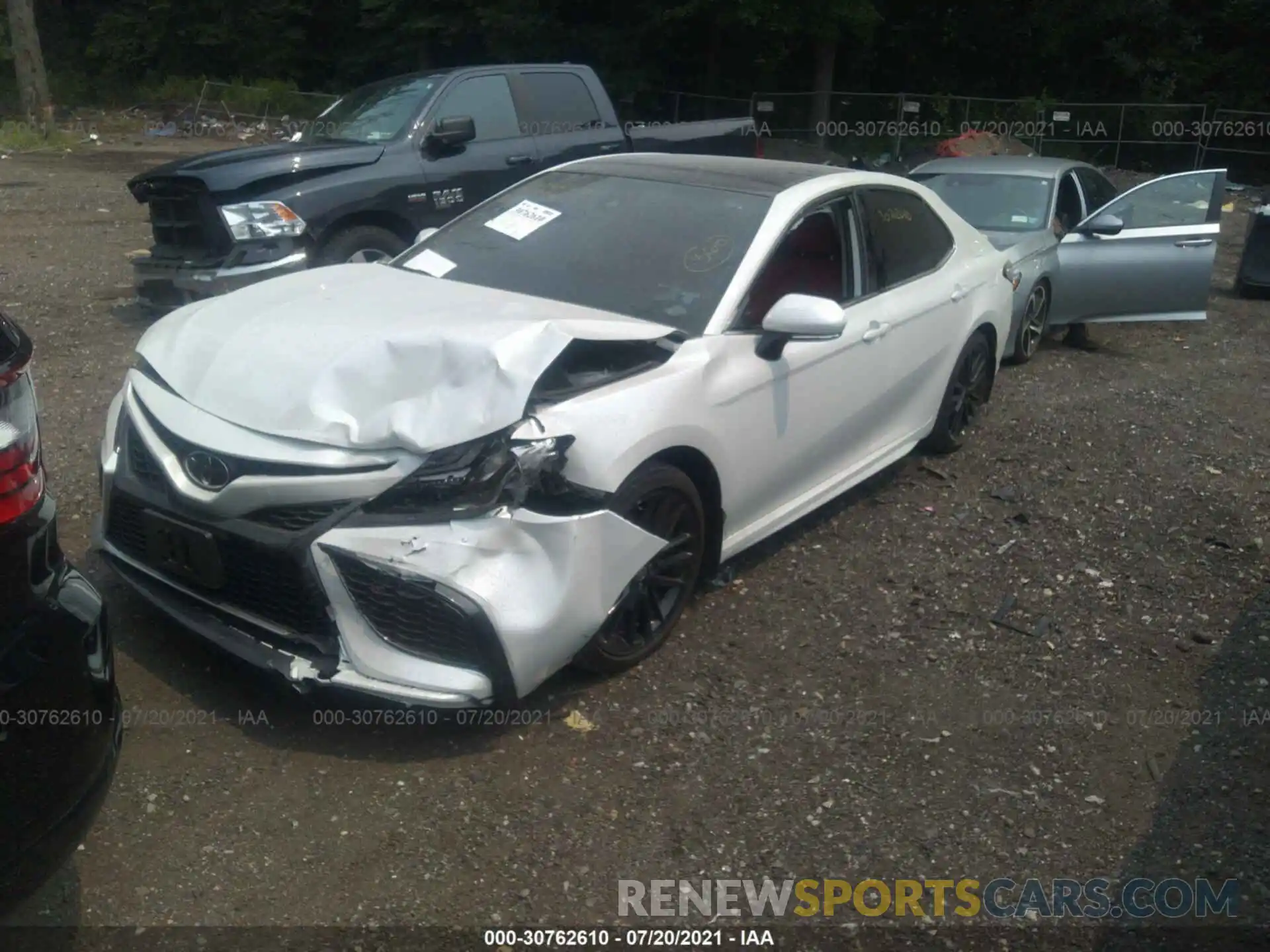 2 Photograph of a damaged car 4T1K61AK7MU404694 TOYOTA CAMRY 2021