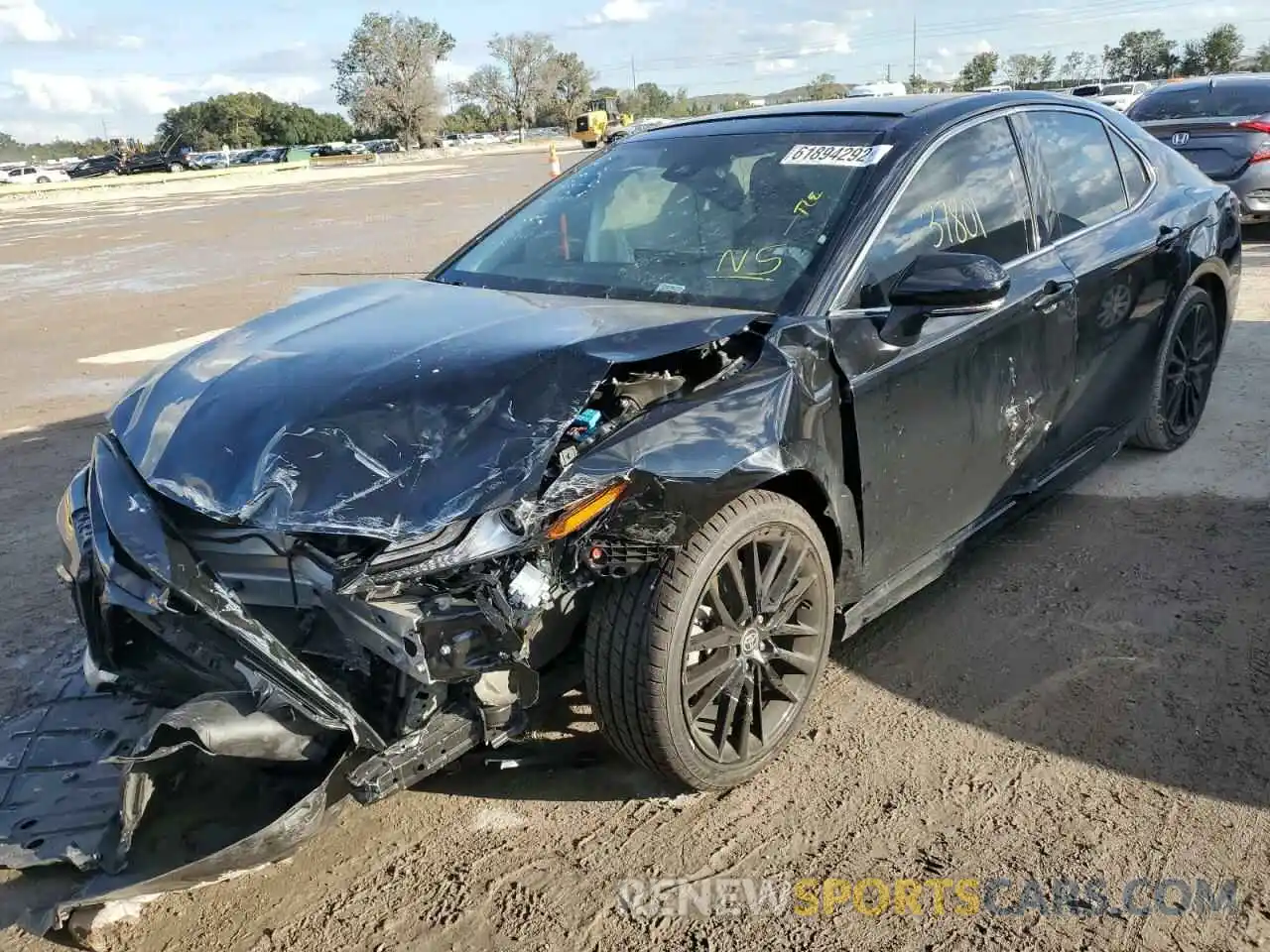 2 Photograph of a damaged car 4T1K61AK7MU421382 TOYOTA CAMRY 2021