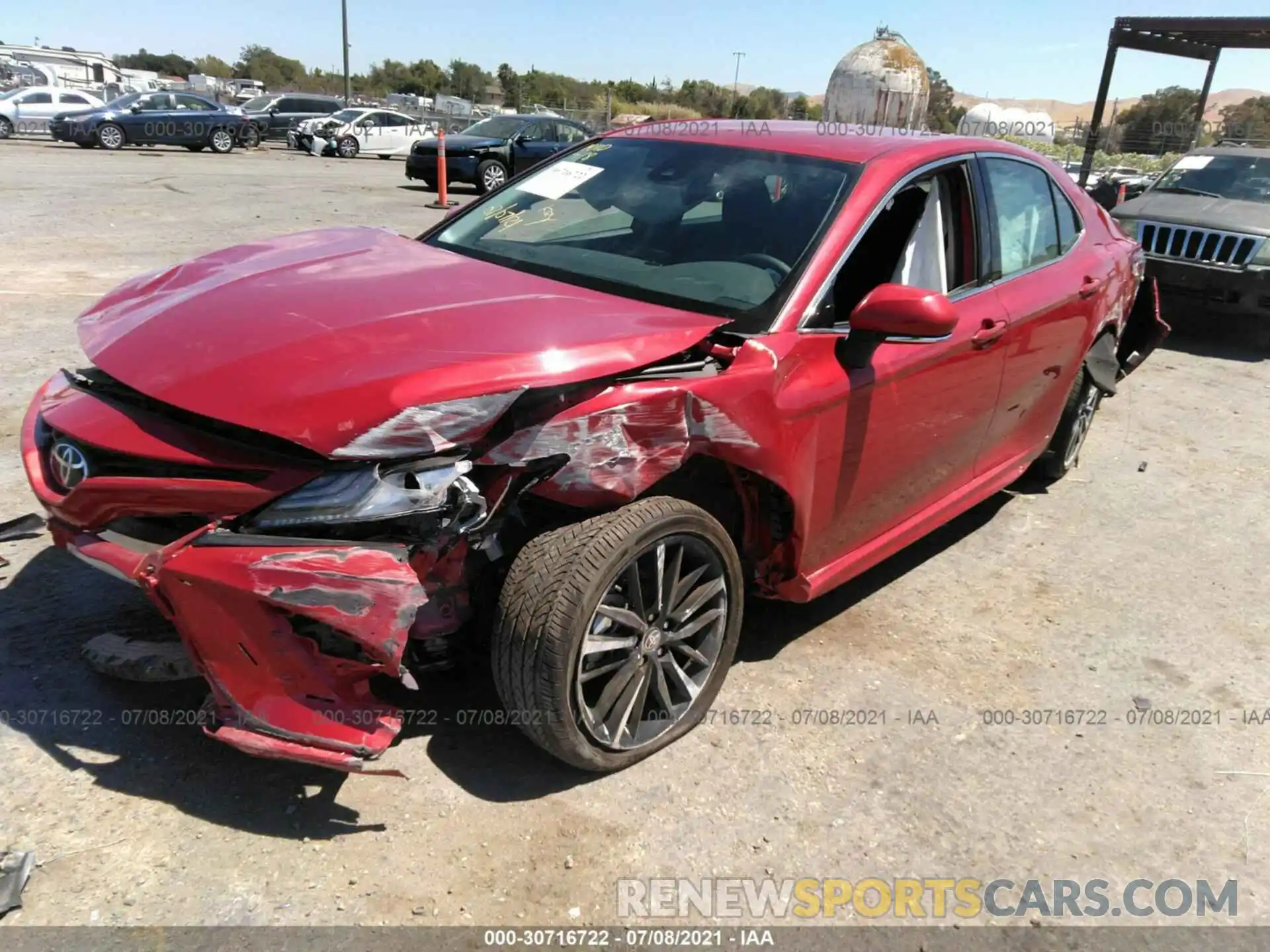 2 Photograph of a damaged car 4T1K61AK7MU433970 TOYOTA CAMRY 2021