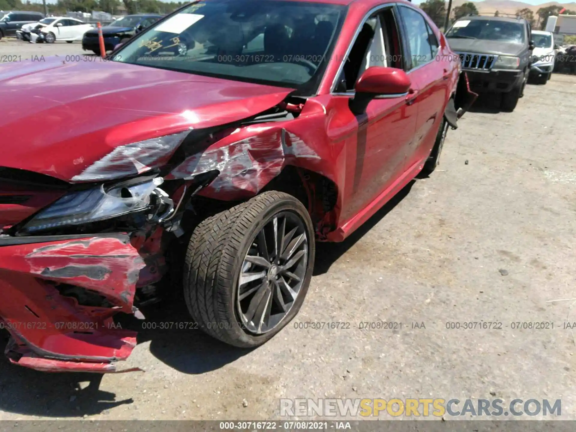 6 Photograph of a damaged car 4T1K61AK7MU433970 TOYOTA CAMRY 2021