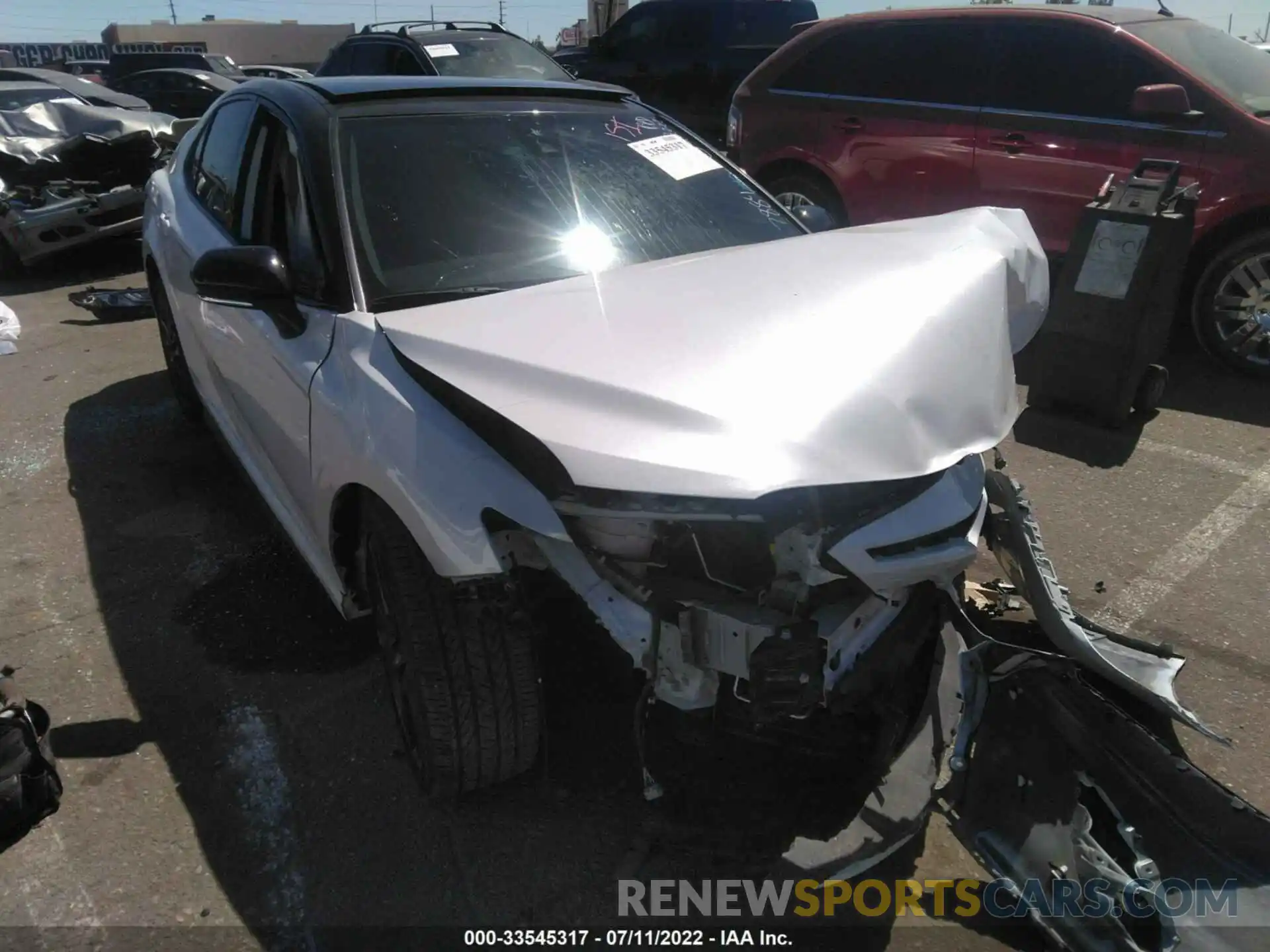 1 Photograph of a damaged car 4T1K61AK7MU447884 TOYOTA CAMRY 2021