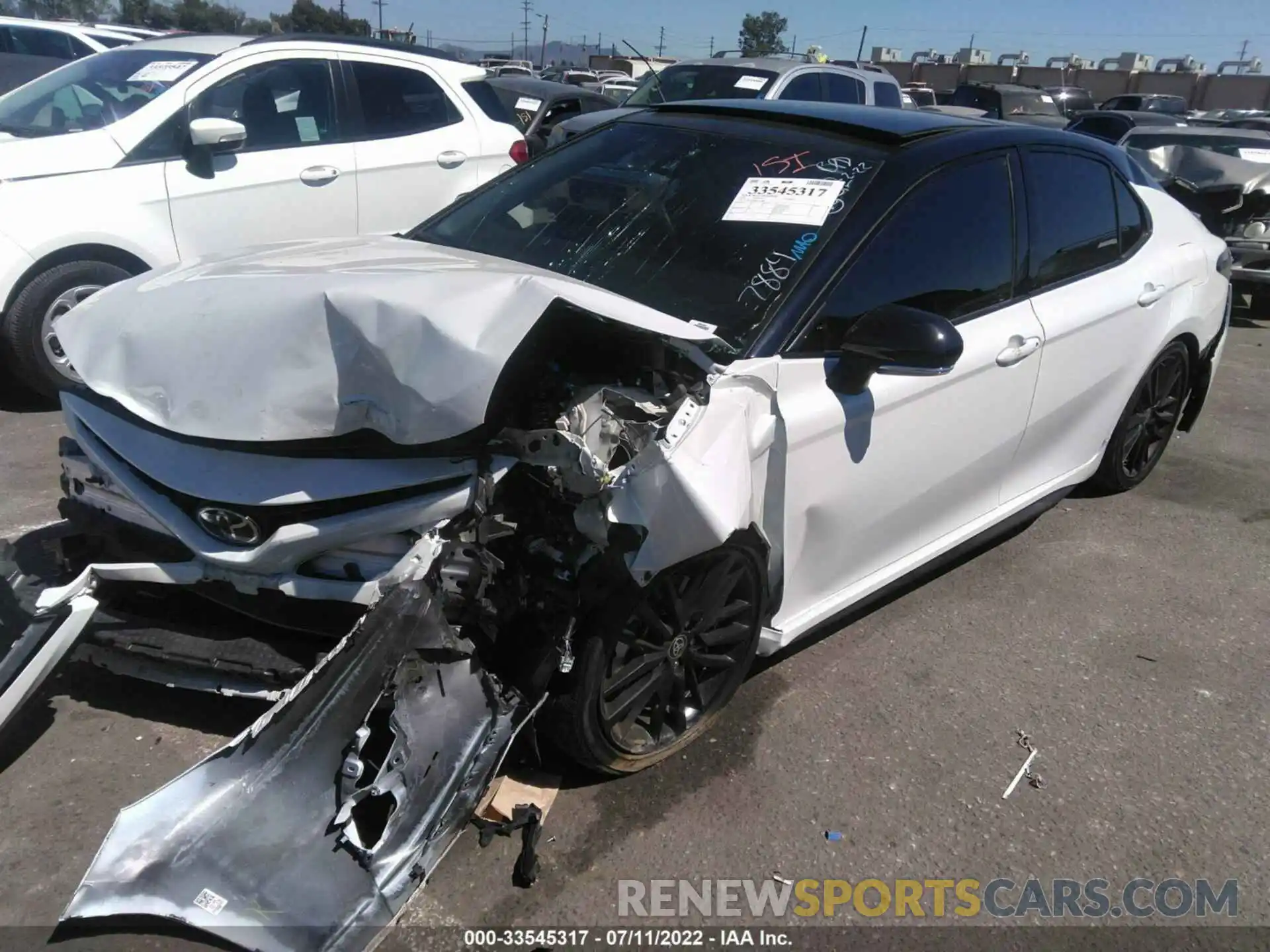 2 Photograph of a damaged car 4T1K61AK7MU447884 TOYOTA CAMRY 2021