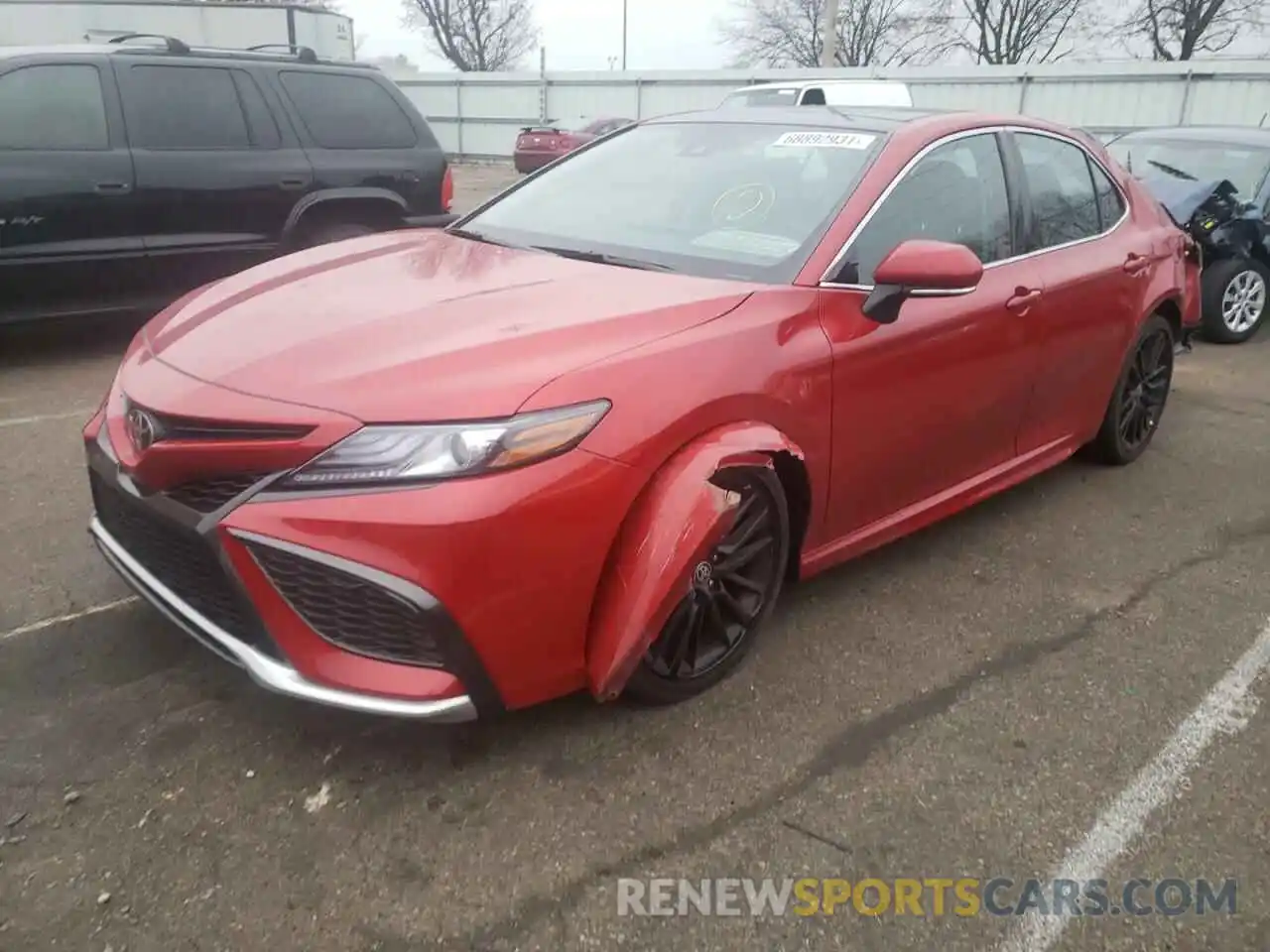 2 Photograph of a damaged car 4T1K61AK7MU451658 TOYOTA CAMRY 2021