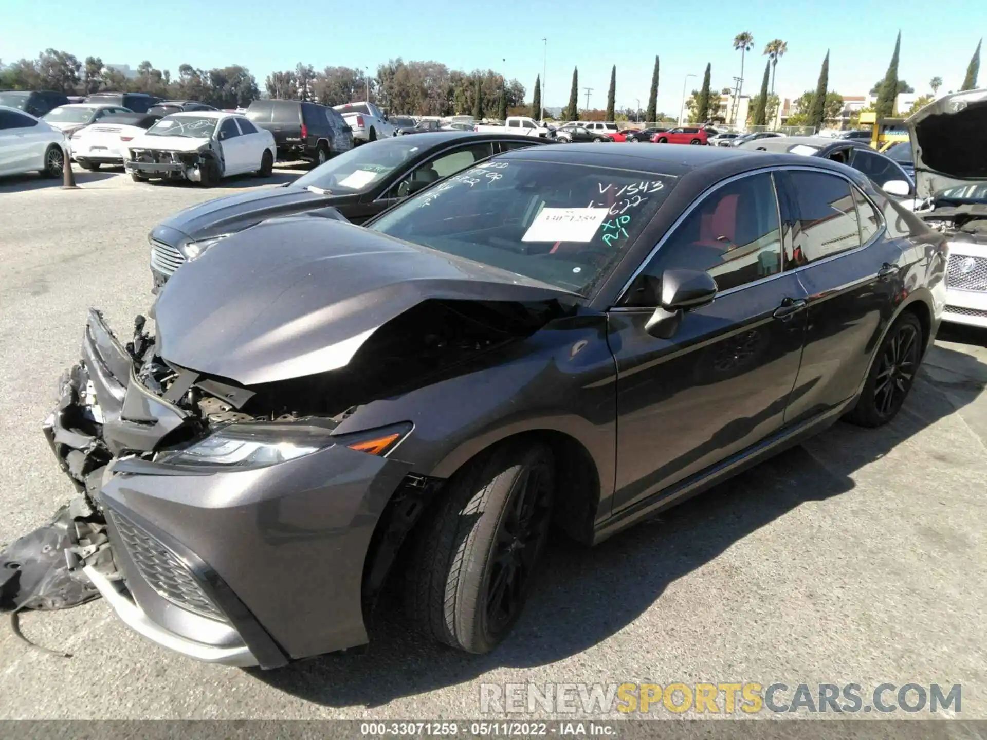 2 Photograph of a damaged car 4T1K61AK7MU461543 TOYOTA CAMRY 2021