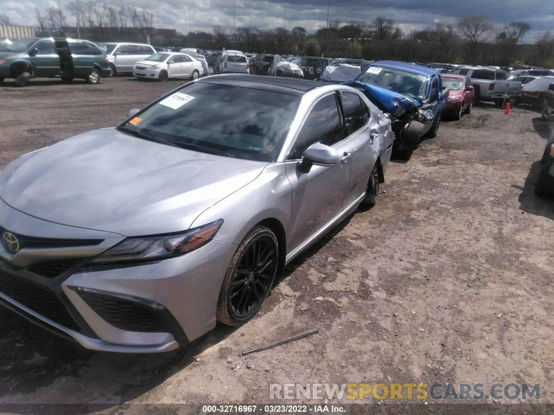 2 Photograph of a damaged car 4T1K61AK7MU515455 TOYOTA CAMRY 2021