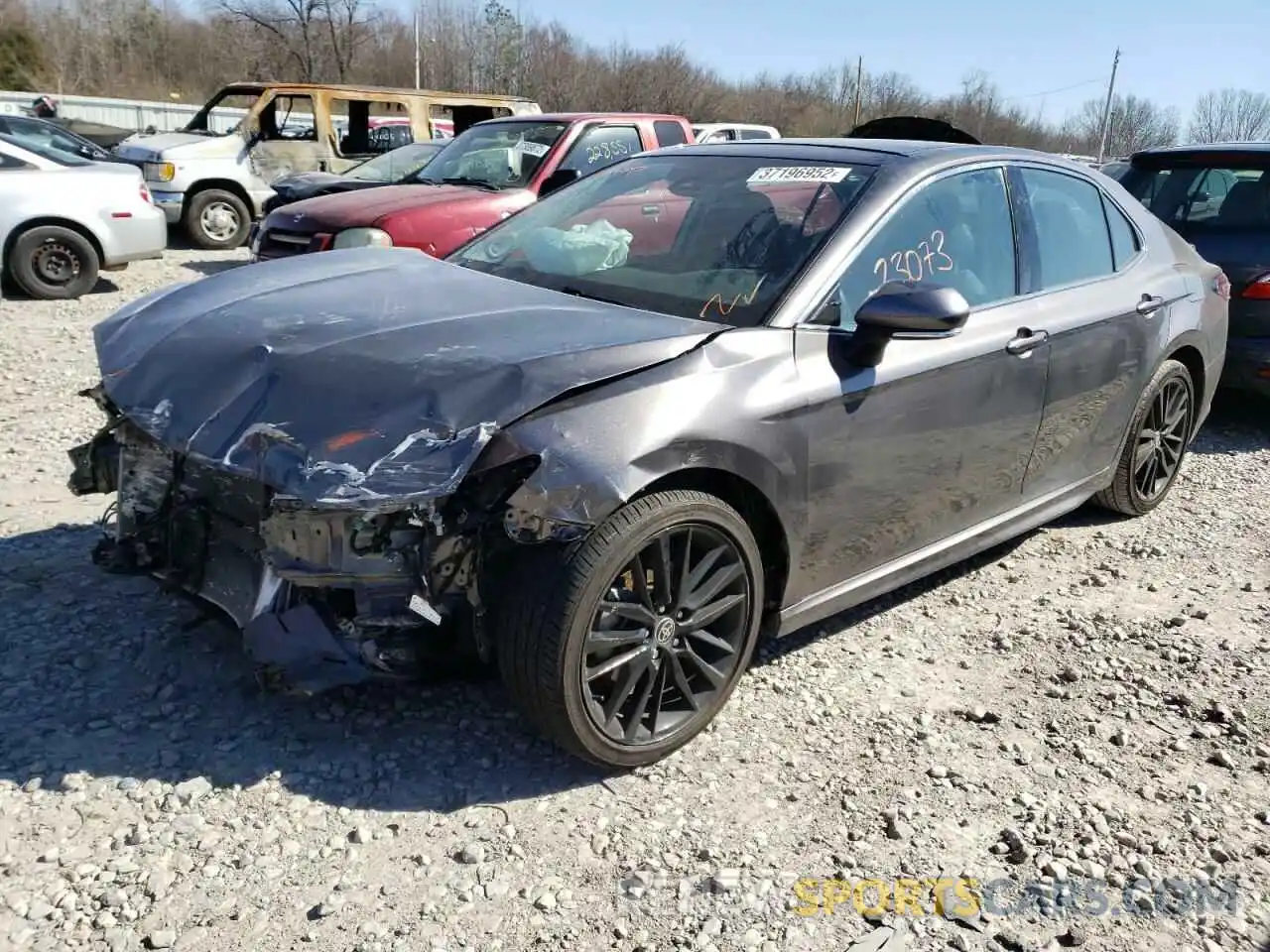 2 Photograph of a damaged car 4T1K61AK7MU532286 TOYOTA CAMRY 2021