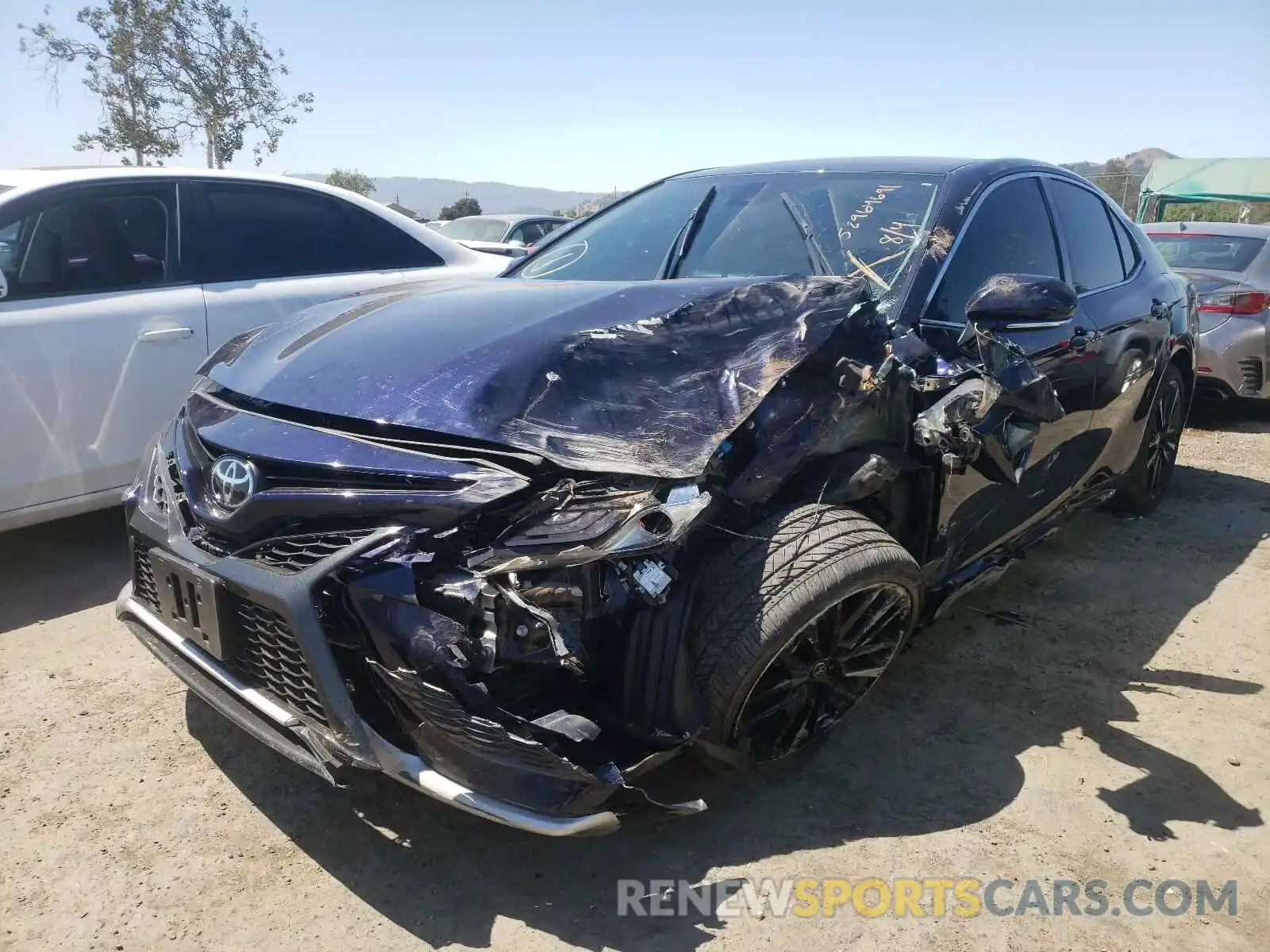 2 Photograph of a damaged car 4T1K61AK7MU543904 TOYOTA CAMRY 2021