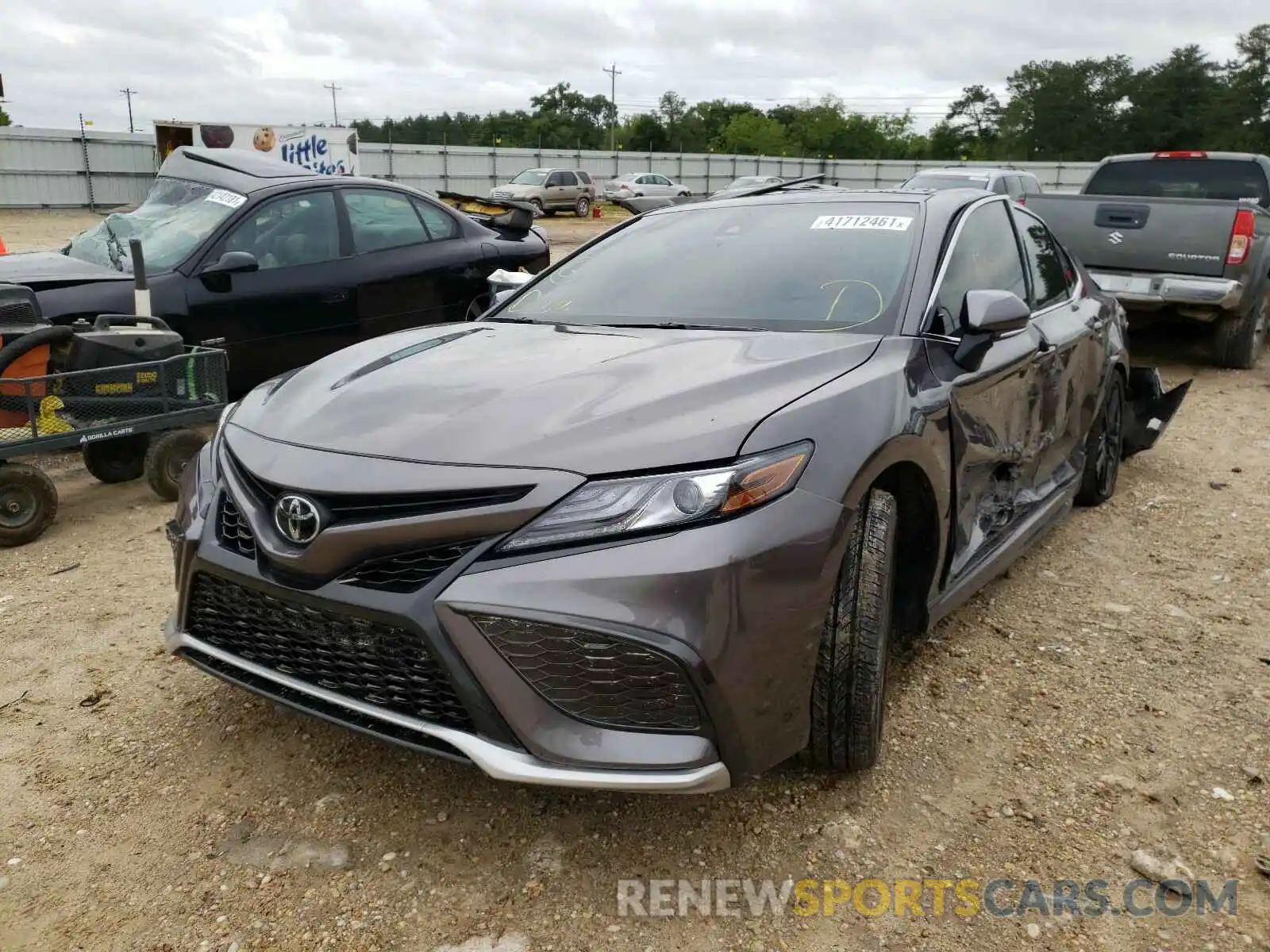 2 Photograph of a damaged car 4T1K61AK7MU550917 TOYOTA CAMRY 2021