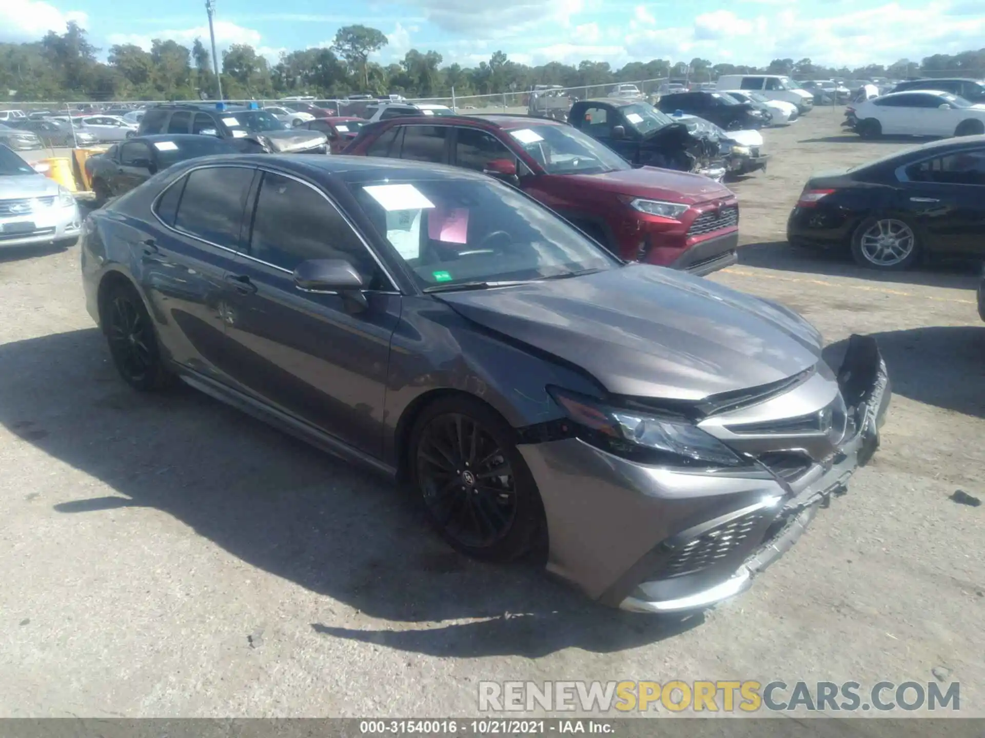 1 Photograph of a damaged car 4T1K61AK7MU558984 TOYOTA CAMRY 2021