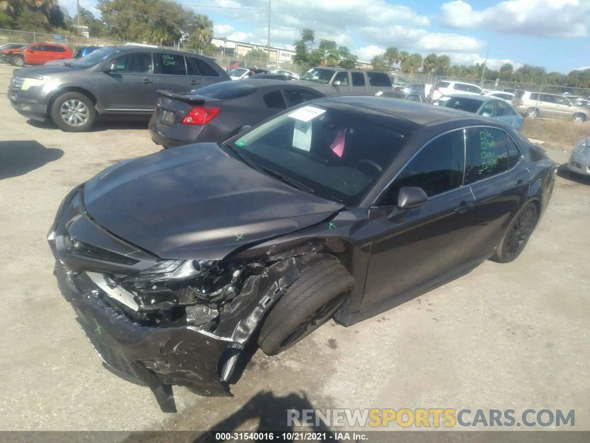 2 Photograph of a damaged car 4T1K61AK7MU558984 TOYOTA CAMRY 2021