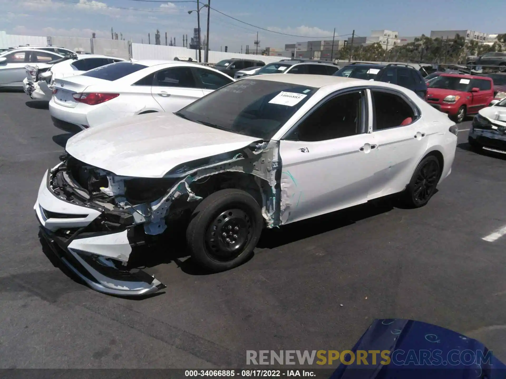 2 Photograph of a damaged car 4T1K61AK7MU566003 TOYOTA CAMRY 2021