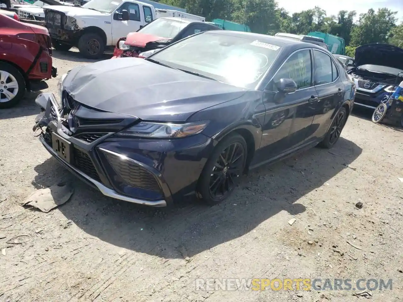 2 Photograph of a damaged car 4T1K61AK7MU590057 TOYOTA CAMRY 2021