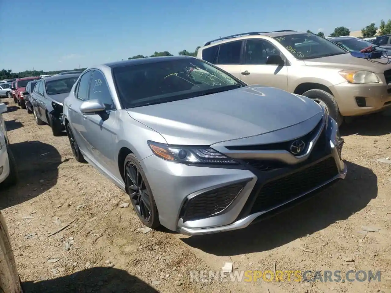 1 Photograph of a damaged car 4T1K61AK8MU407300 TOYOTA CAMRY 2021