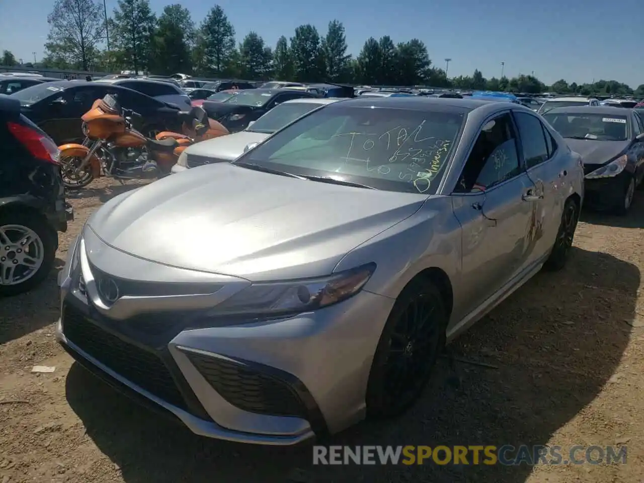 2 Photograph of a damaged car 4T1K61AK8MU407300 TOYOTA CAMRY 2021