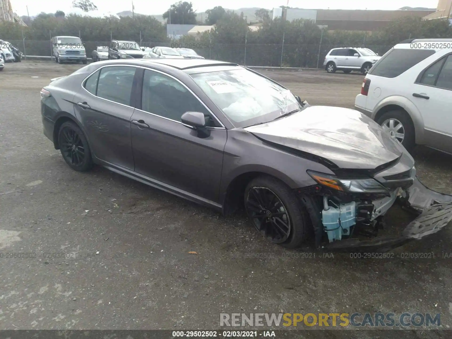 1 Photograph of a damaged car 4T1K61AK8MU415395 TOYOTA CAMRY 2021