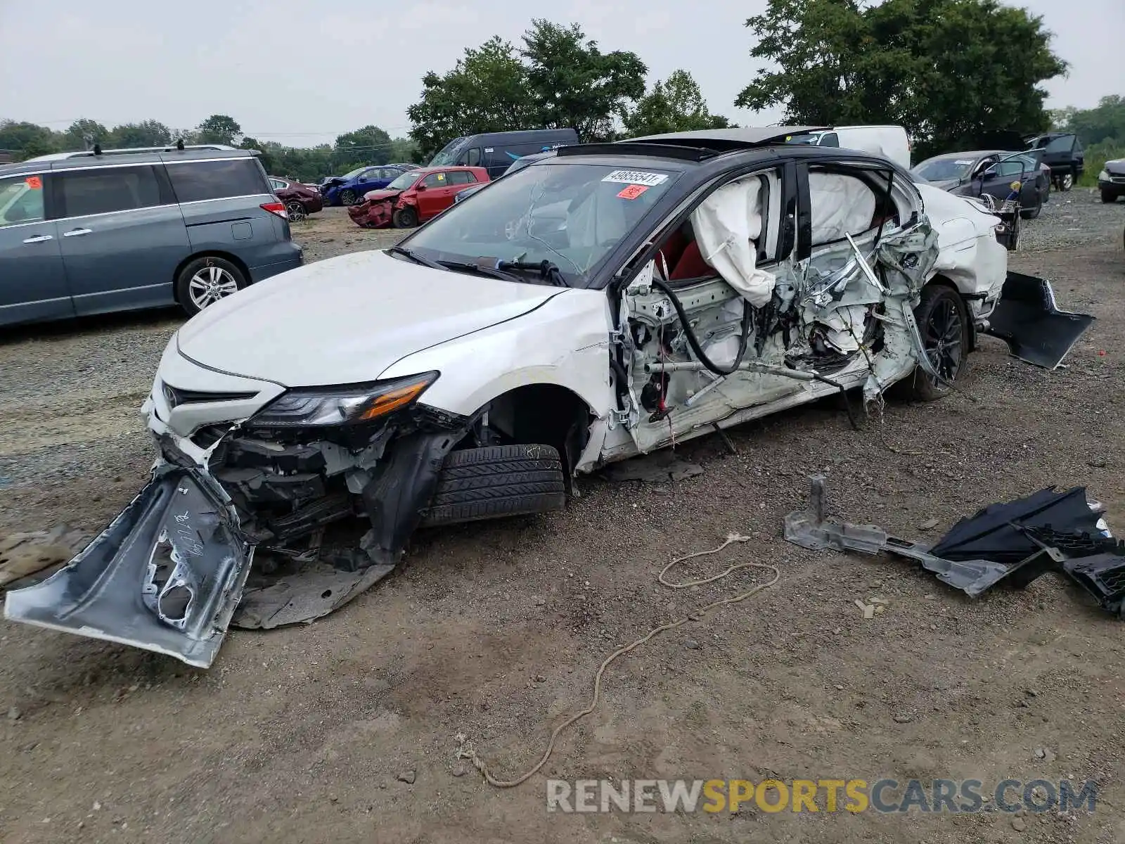 2 Photograph of a damaged car 4T1K61AK8MU442404 TOYOTA CAMRY 2021