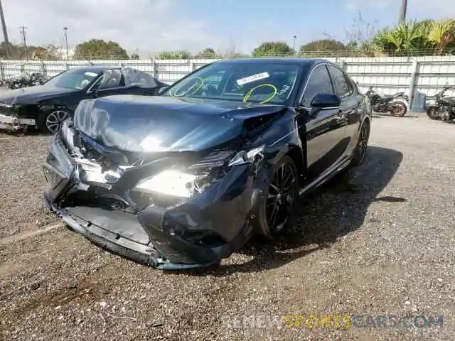 2 Photograph of a damaged car 4T1K61AK8MU444167 TOYOTA CAMRY 2021