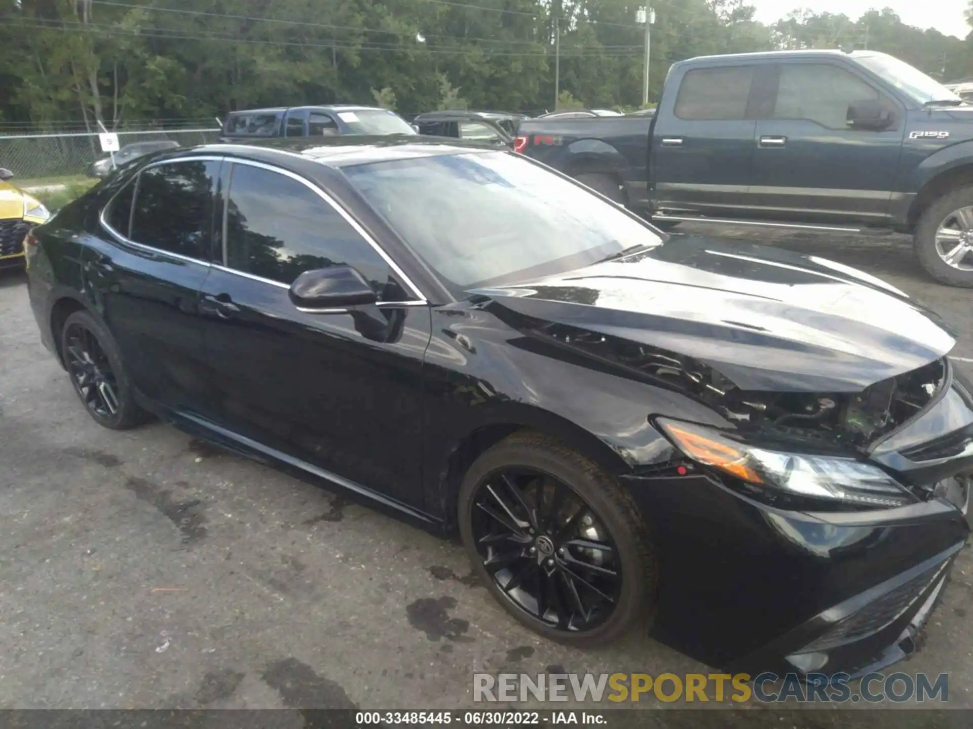 1 Photograph of a damaged car 4T1K61AK8MU455749 TOYOTA CAMRY 2021