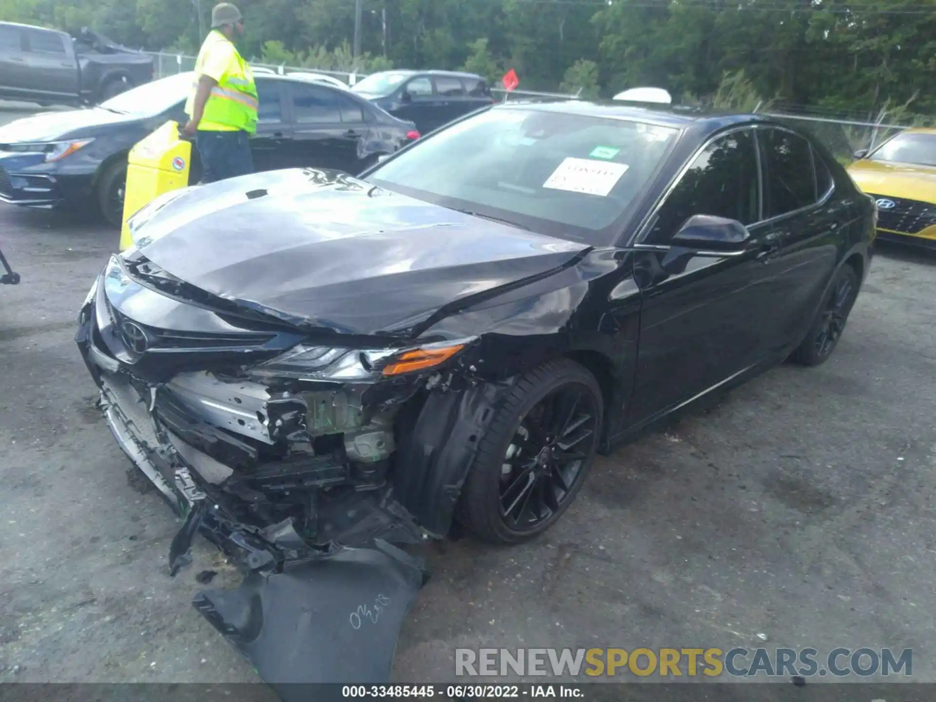 2 Photograph of a damaged car 4T1K61AK8MU455749 TOYOTA CAMRY 2021