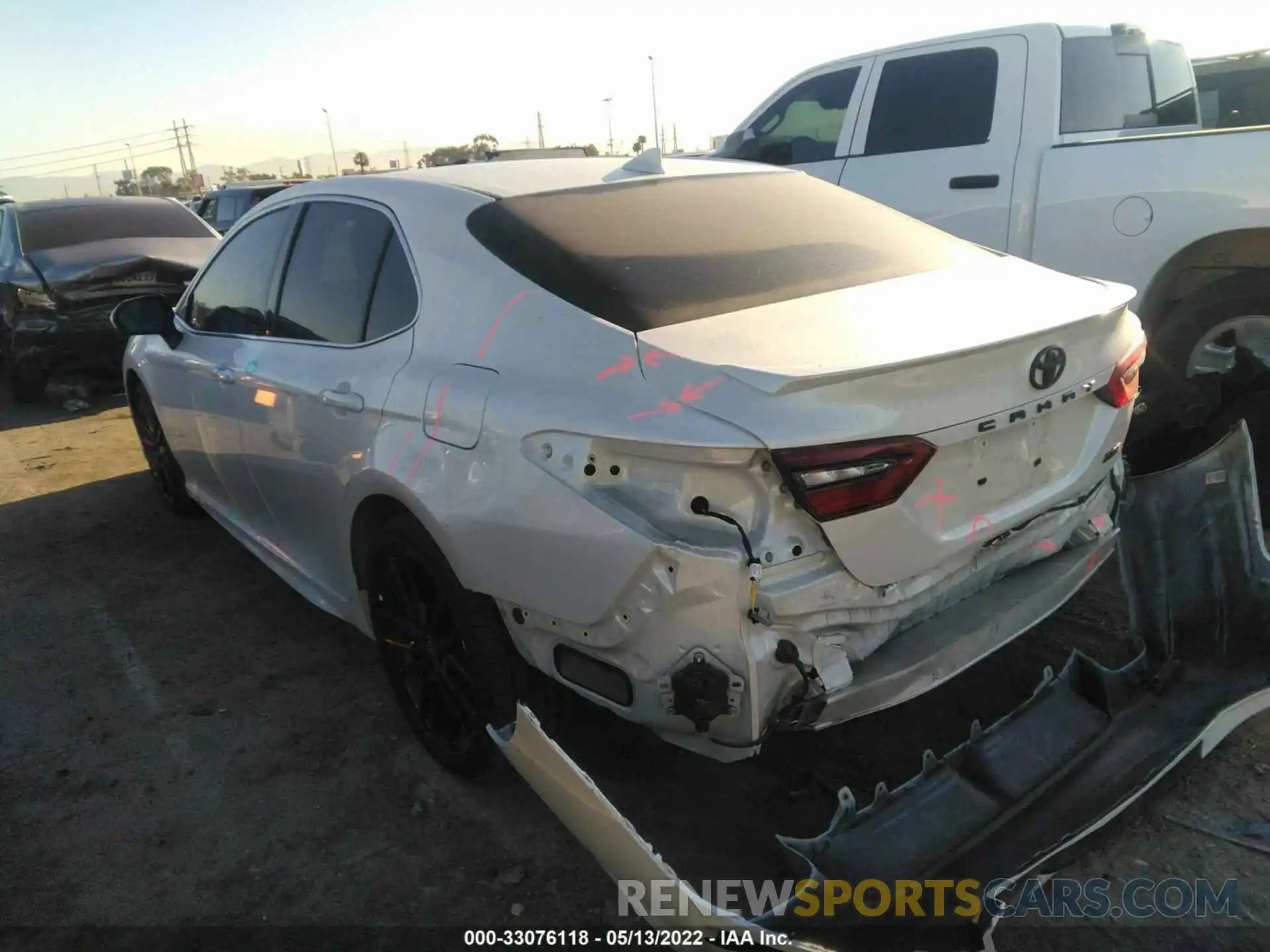 3 Photograph of a damaged car 4T1K61AK8MU458179 TOYOTA CAMRY 2021