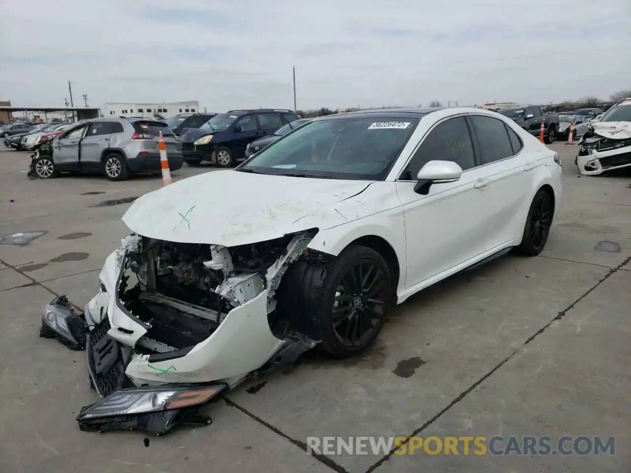 2 Photograph of a damaged car 4T1K61AK8MU485978 TOYOTA CAMRY 2021