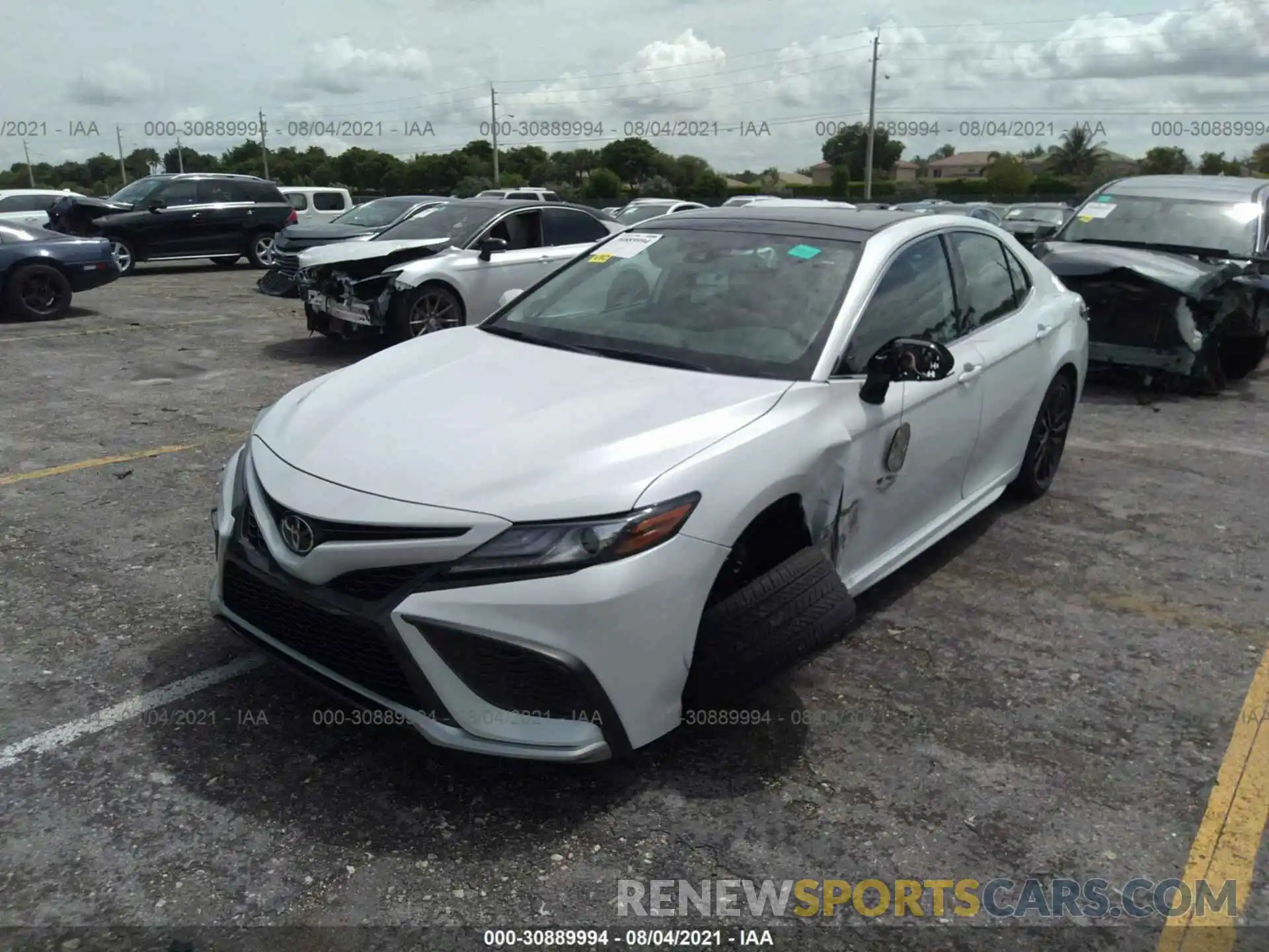 6 Photograph of a damaged car 4T1K61AK8MU486127 TOYOTA CAMRY 2021