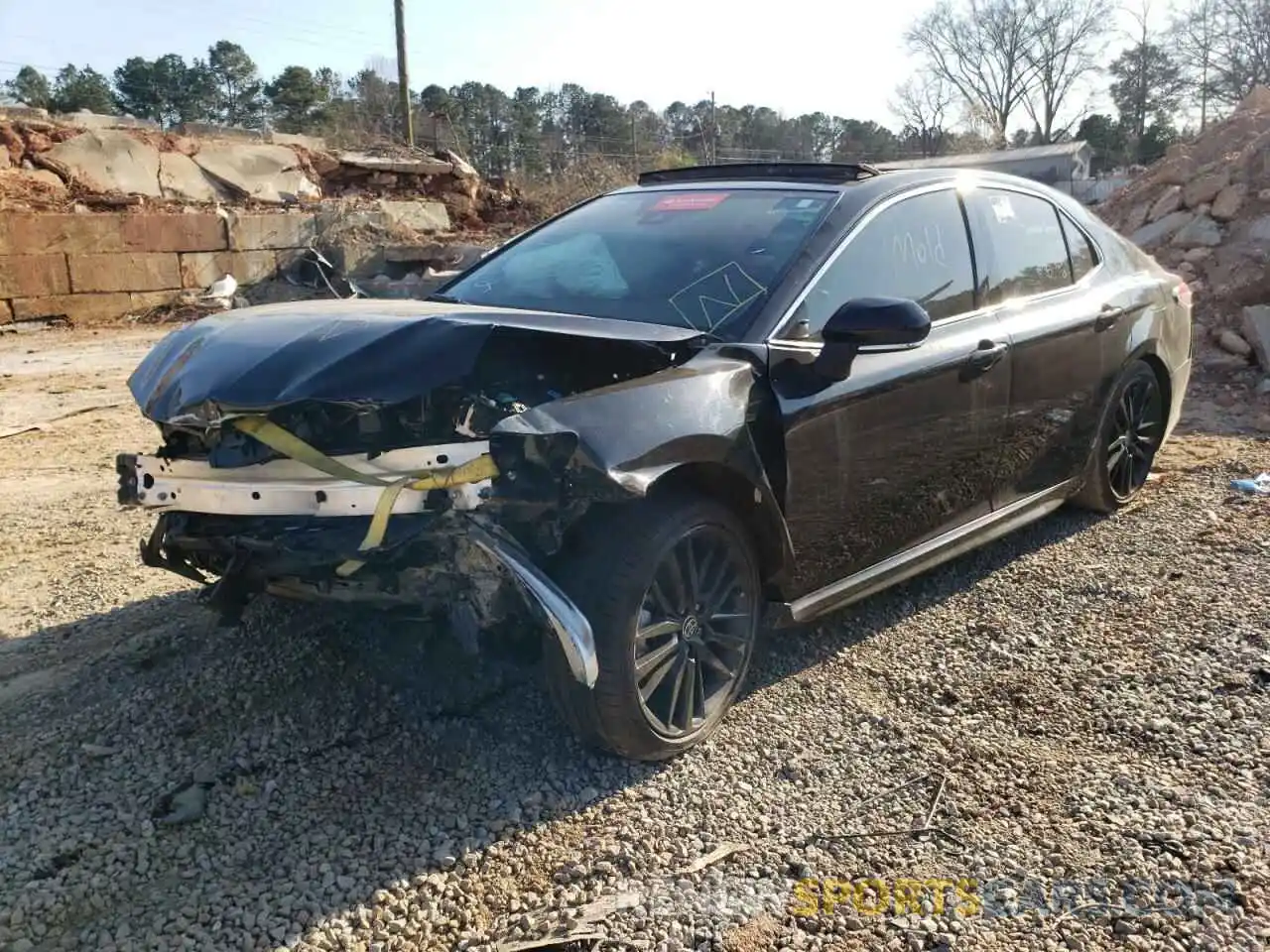 2 Photograph of a damaged car 4T1K61AK8MU513939 TOYOTA CAMRY 2021