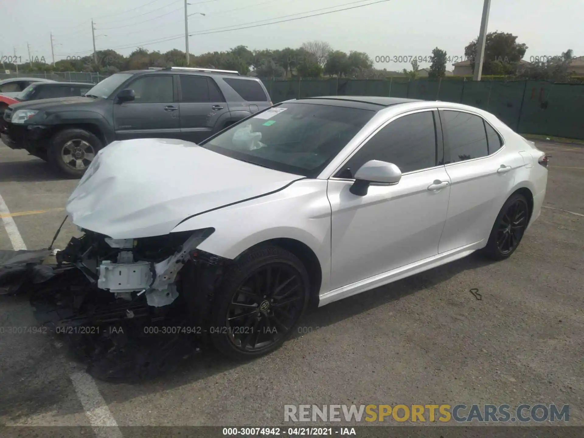 2 Photograph of a damaged car 4T1K61AK8MU538145 TOYOTA CAMRY 2021