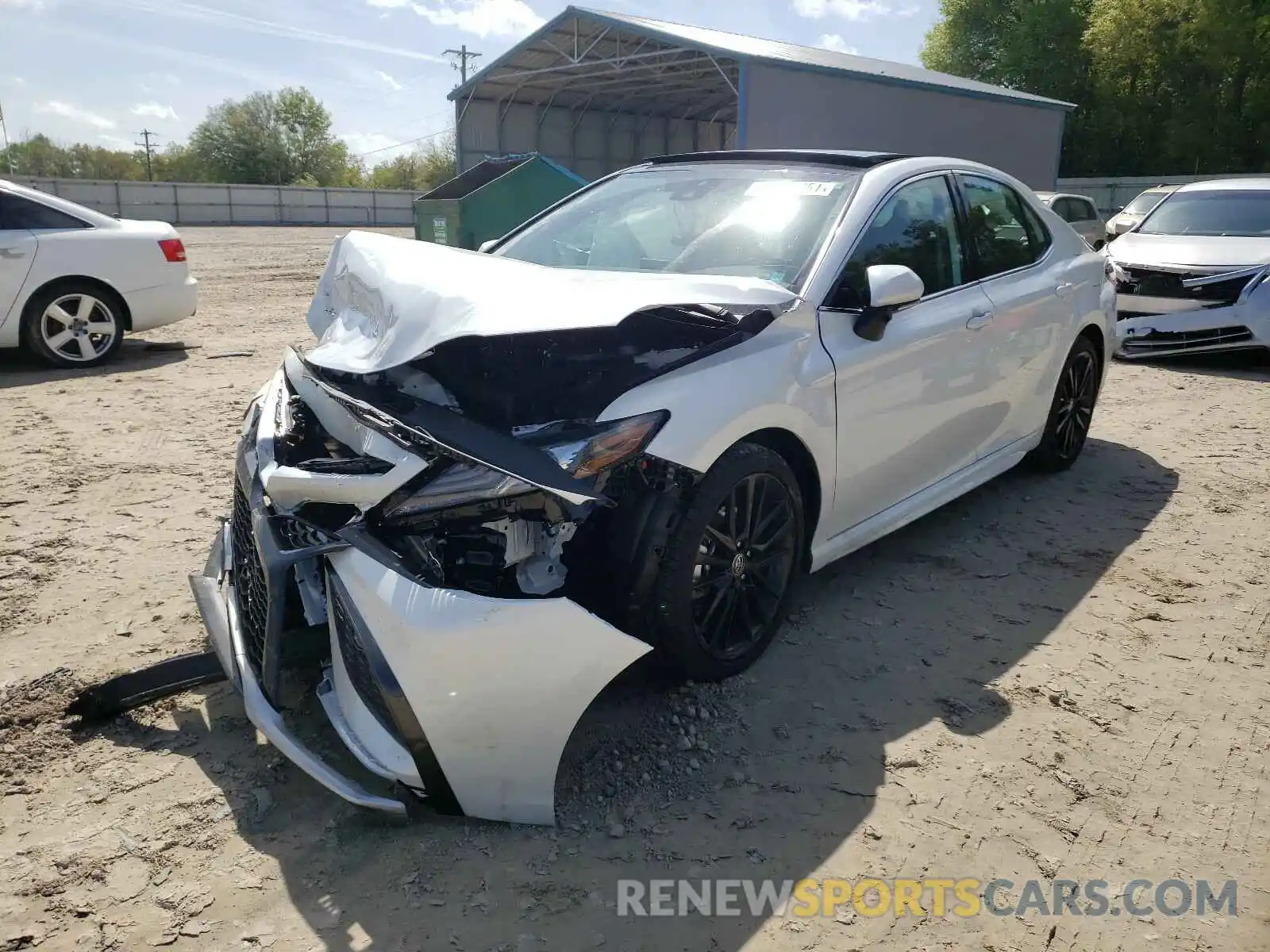 2 Photograph of a damaged car 4T1K61AK8MU549095 TOYOTA CAMRY 2021