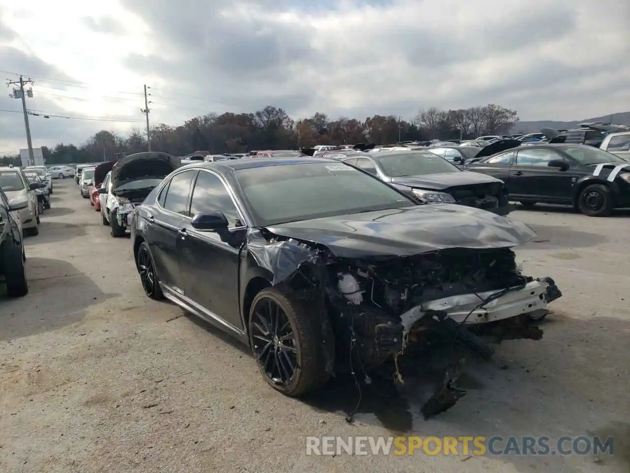 1 Photograph of a damaged car 4T1K61AK8MU552370 TOYOTA CAMRY 2021