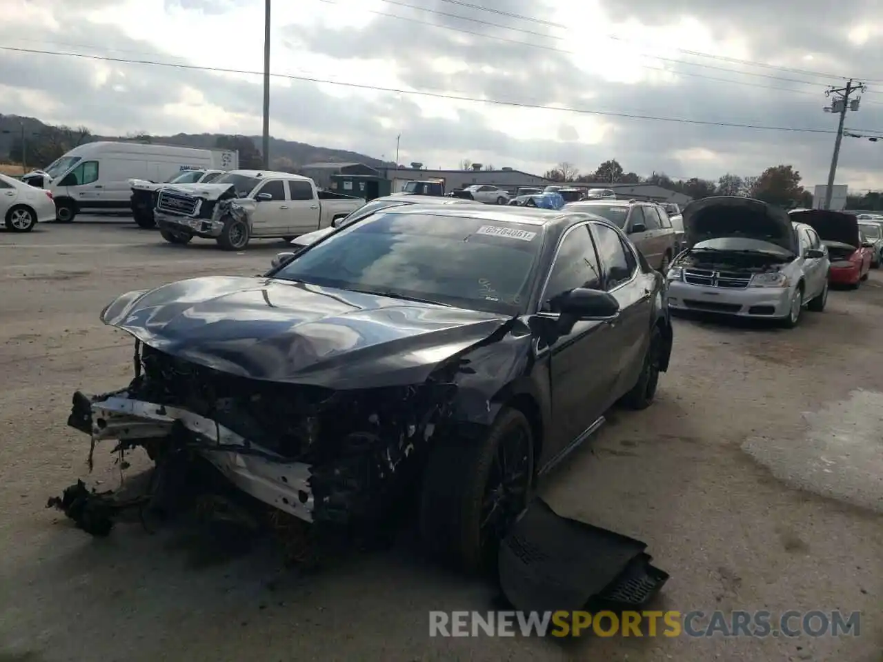 2 Photograph of a damaged car 4T1K61AK8MU552370 TOYOTA CAMRY 2021