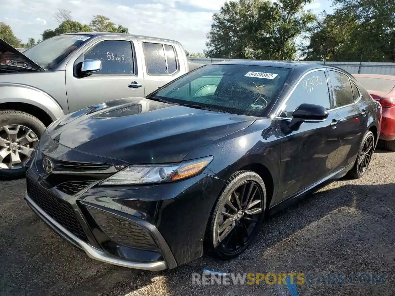 2 Photograph of a damaged car 4T1K61AK8MU592559 TOYOTA CAMRY 2021