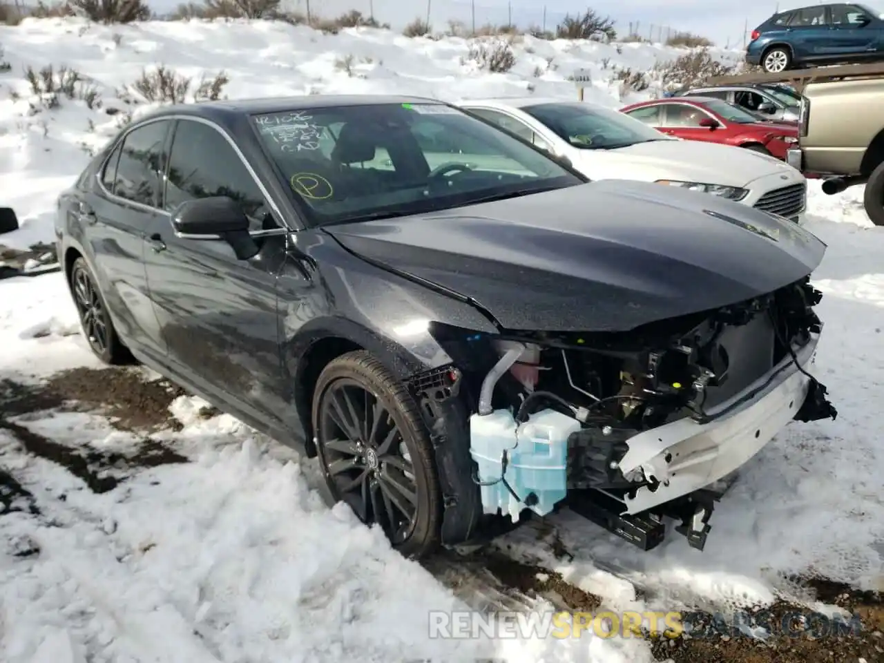 1 Photograph of a damaged car 4T1K61AK8MU594487 TOYOTA CAMRY 2021